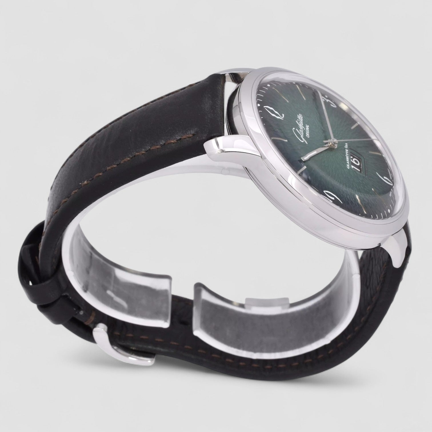 Glashutte Senator Sixties Automatic Green Dial Men's Watch