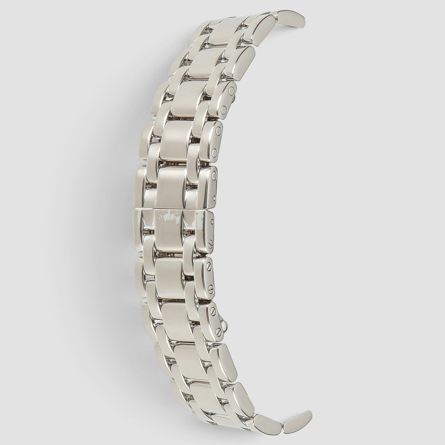 Tank Américaine 19 x 35mm 18K White Gold Diamond Bezel