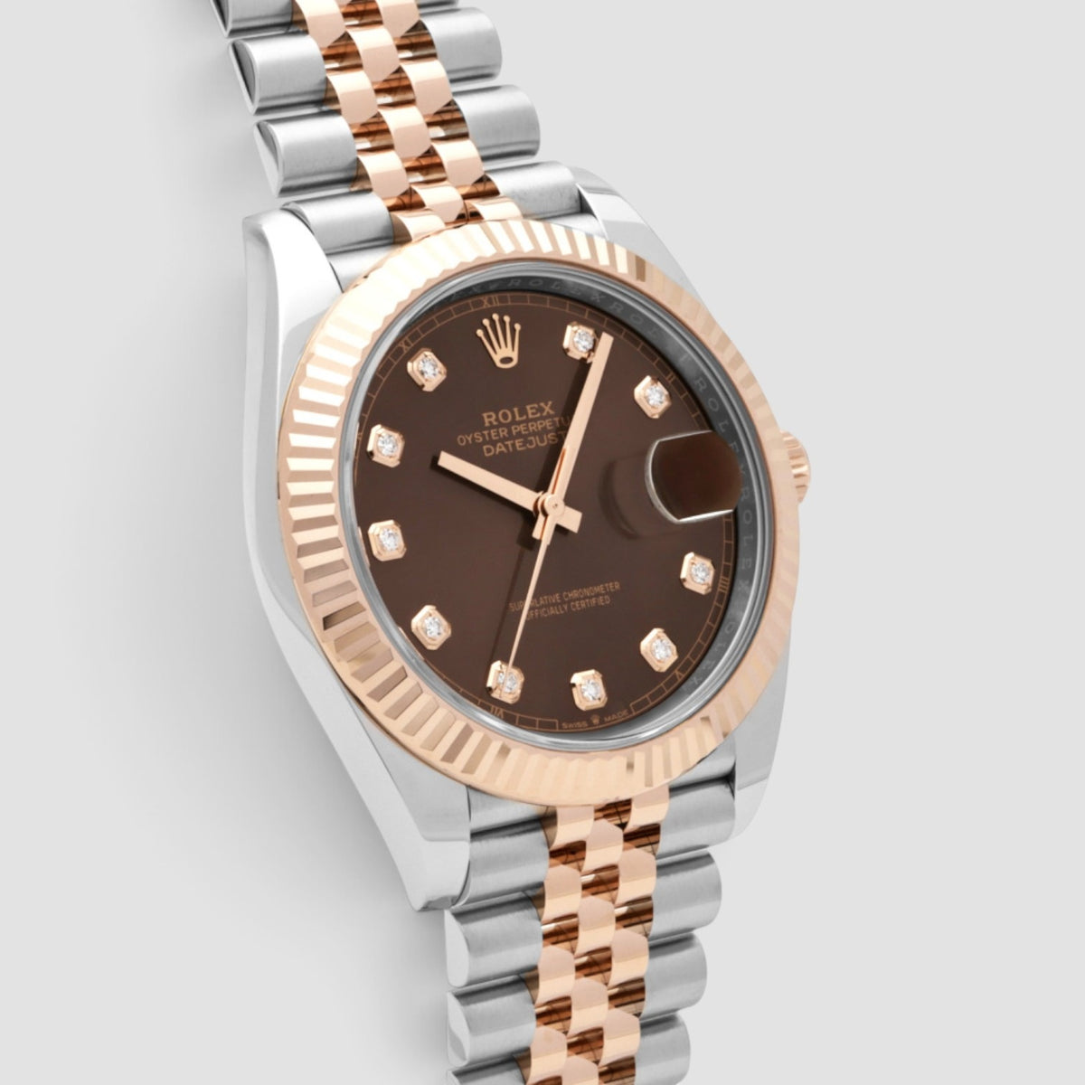 Datejust 41 Chocolate Diamond Dial Jubilee