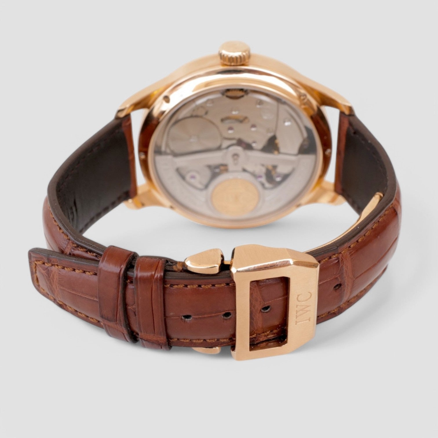 Portuguese Tourbillon Mystere 18K Rose Gold Silver Dial LIMITED