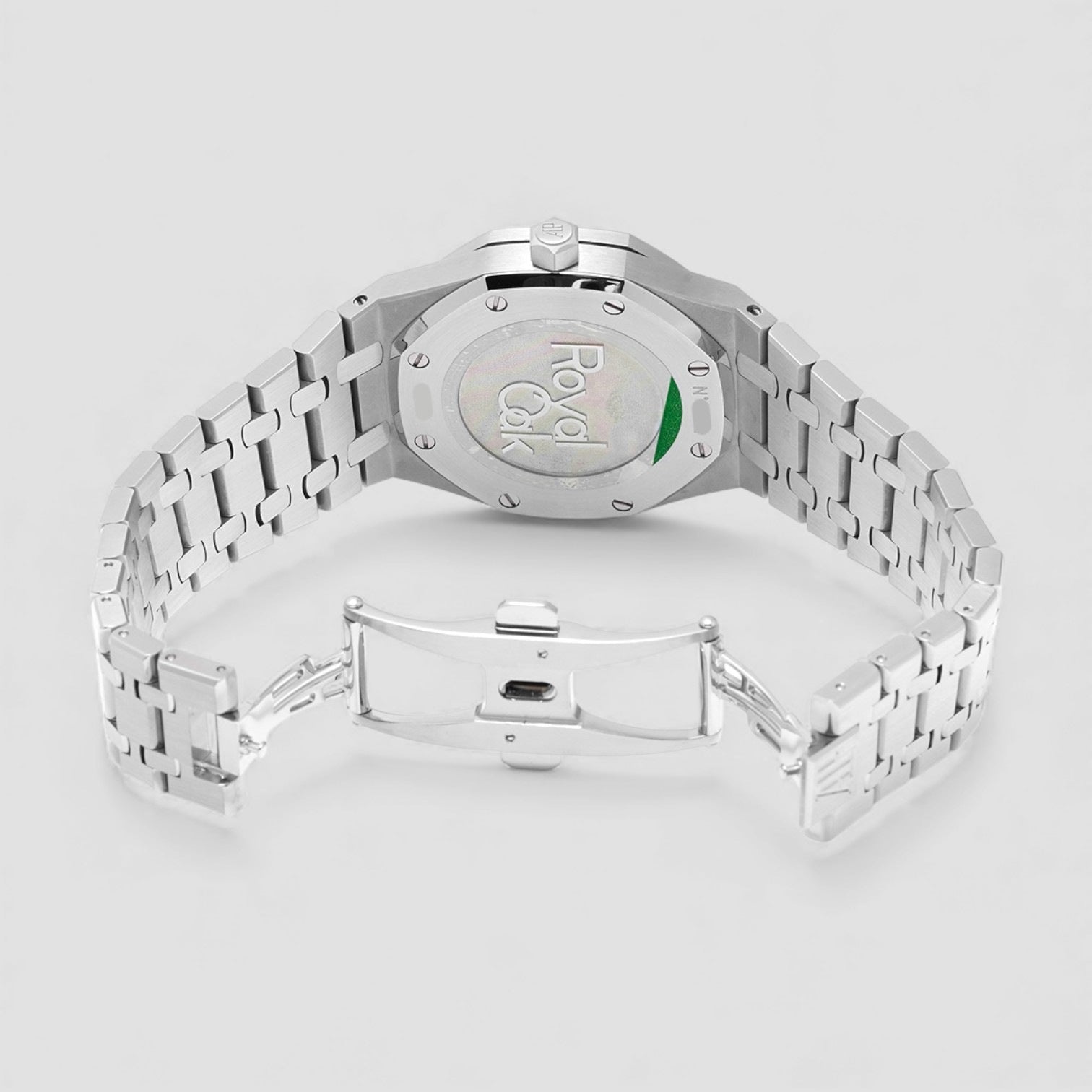 Royal Oak Dual Time SS White Dial