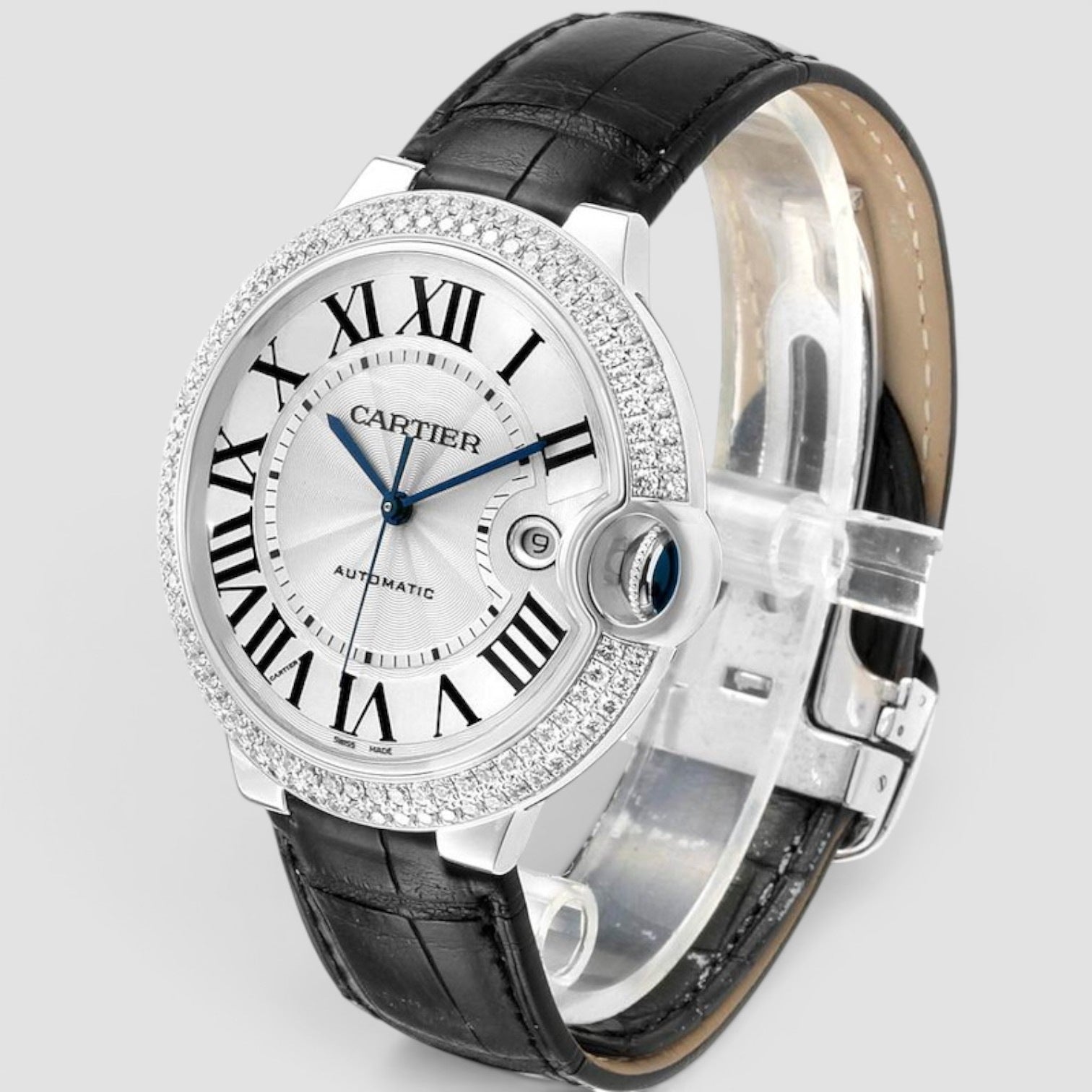 Ballon Bleu 42 White Gold Diamond