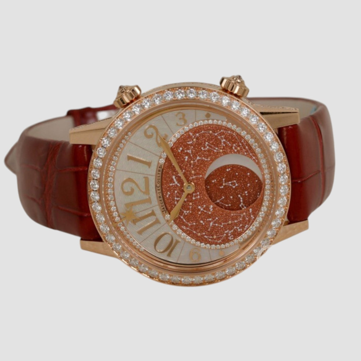 Rendez-Vous Jewellery Moon 39mm Rose Gold Mother-of-Pearl Diamond Dial