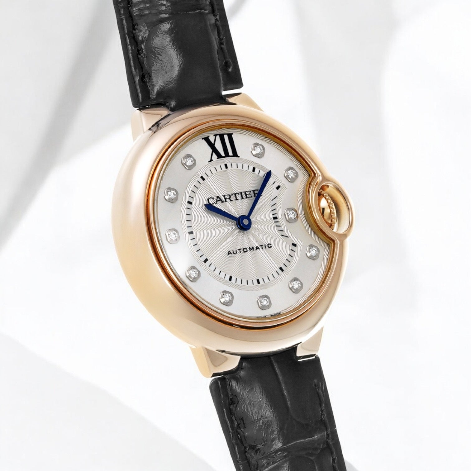 Ballon Bleu de Cartier 33mm Silver/Diamond