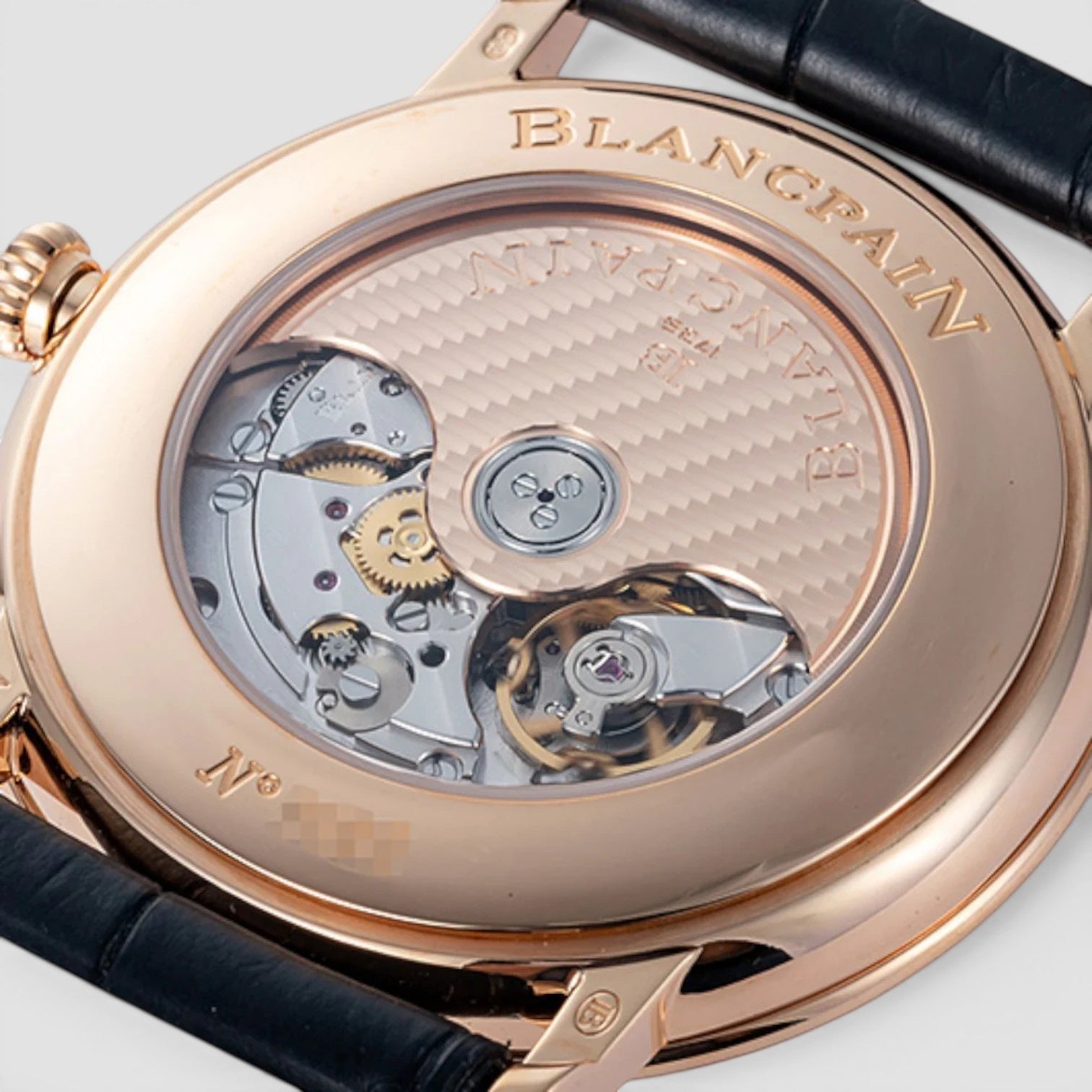 Villeret Ultra-Slim Automatic 40mm Rose Gold Blue Dial