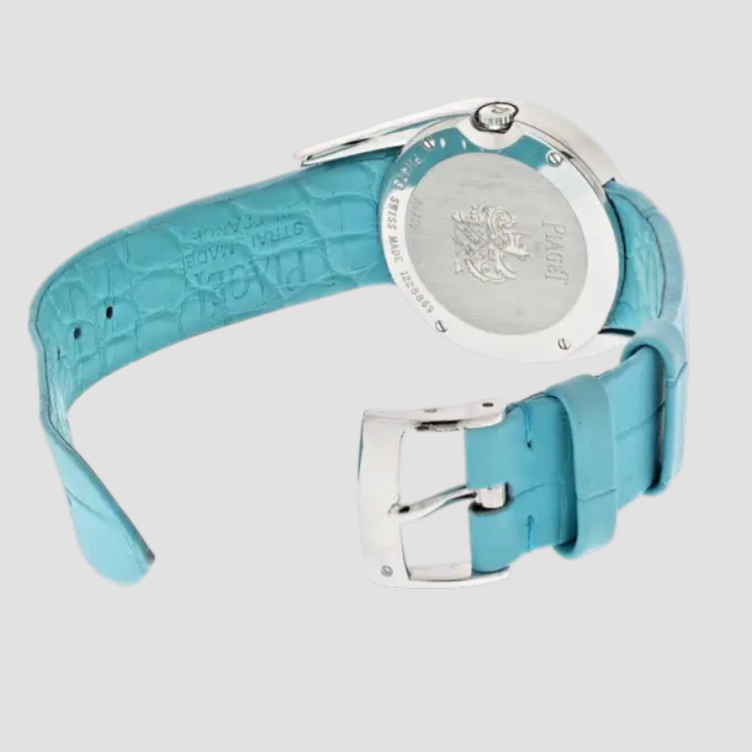 18K White Gold Limelight Gala Turquoise 32mm Dial Watch