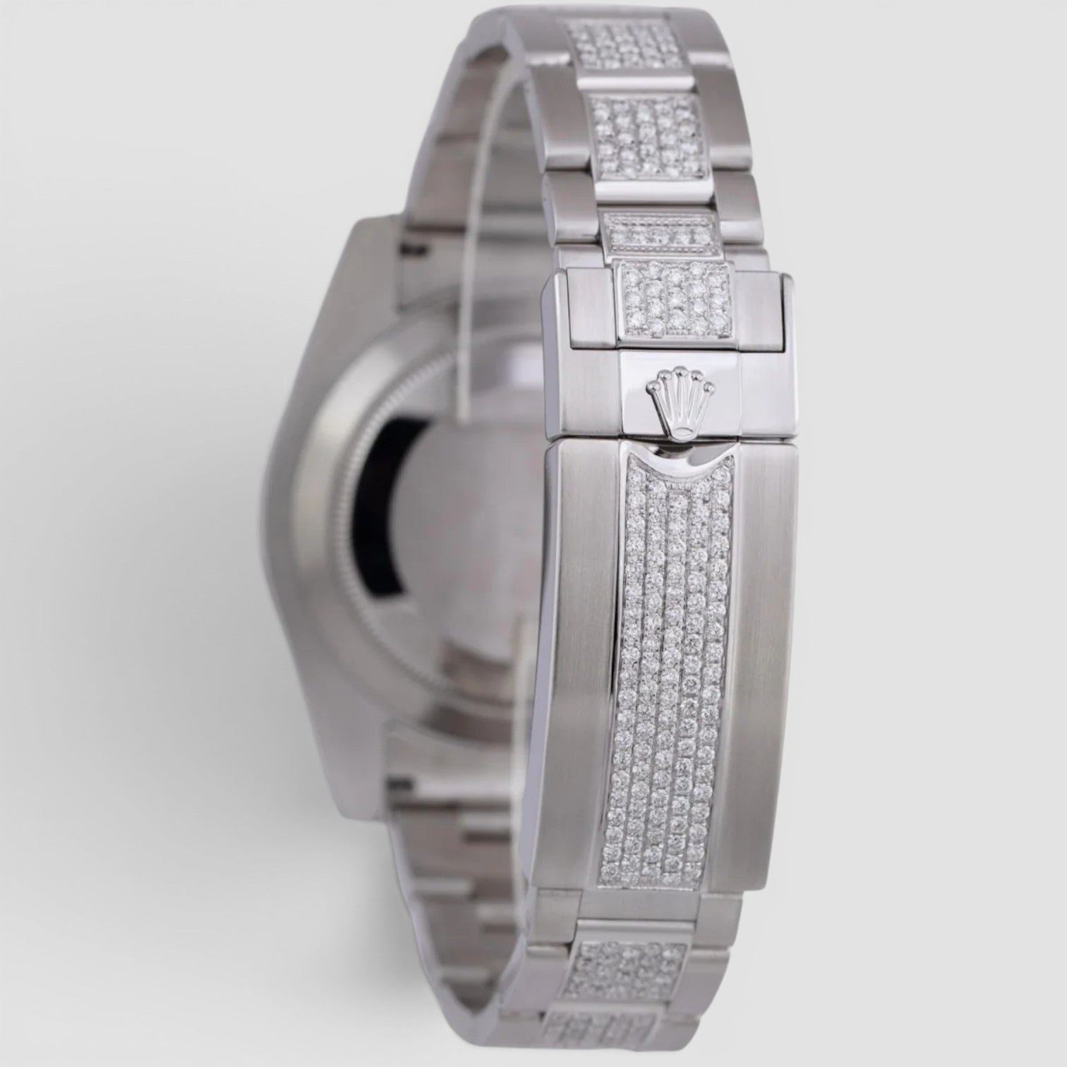 Submariner Date Custom Blue Dial DIAMOND SAPPHIRE - Iced Out