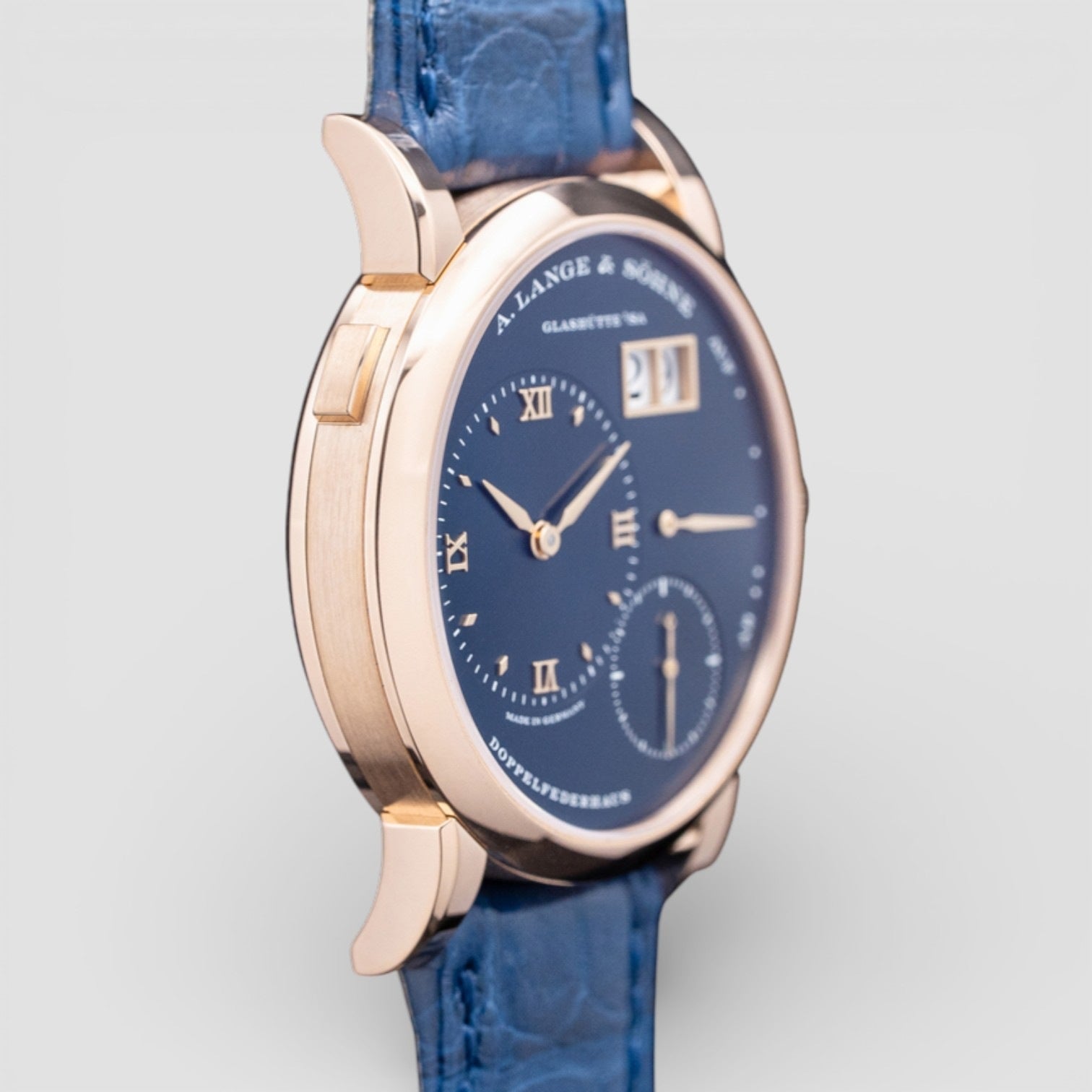 Lange 1 18K Rose Gold Blue Dial