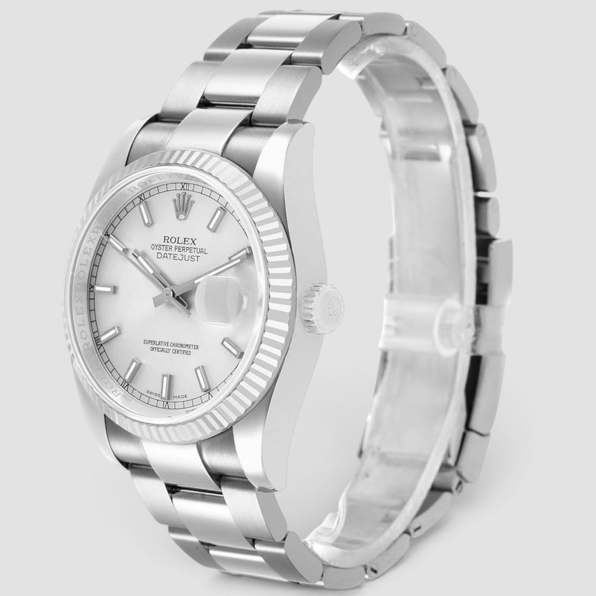 Datejust 36 Silver Index Dial Oyster
