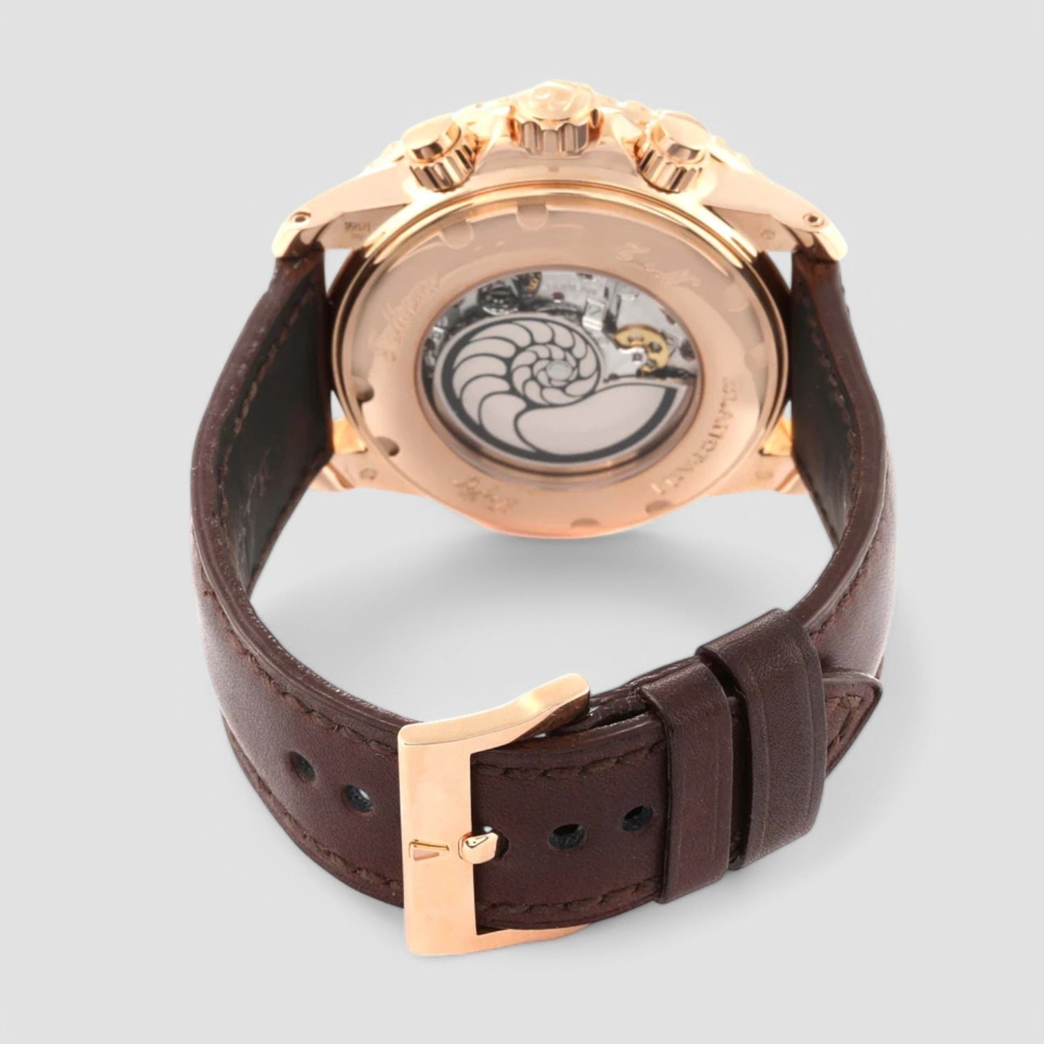 Fifty Fathoms Chronograph 18K Rose Gold Grey Dial