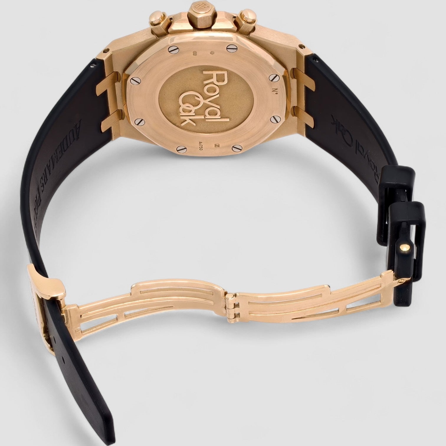 Royal Oak Chronograph Black Dial / Black Strap