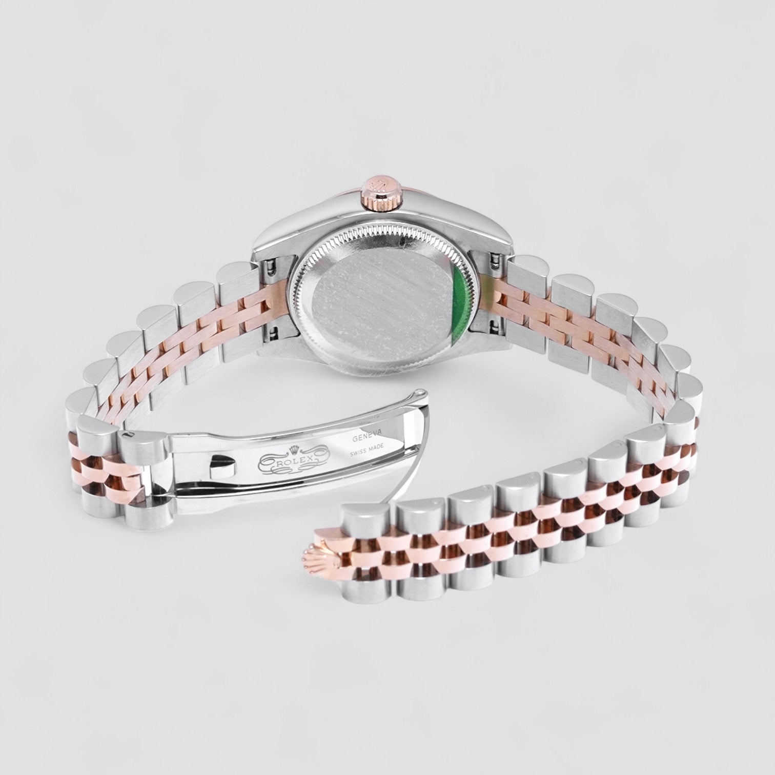 Datejust Steel Rose Gold Silver Dial Ladies Watch