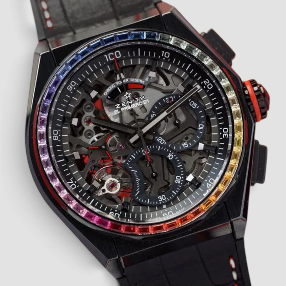 Defy El Primero 21 Rainbow Ceramic Chronograph