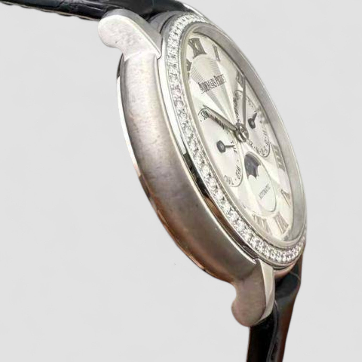 Jules Audemars Automatic Diamond White Gold Ladies Watch