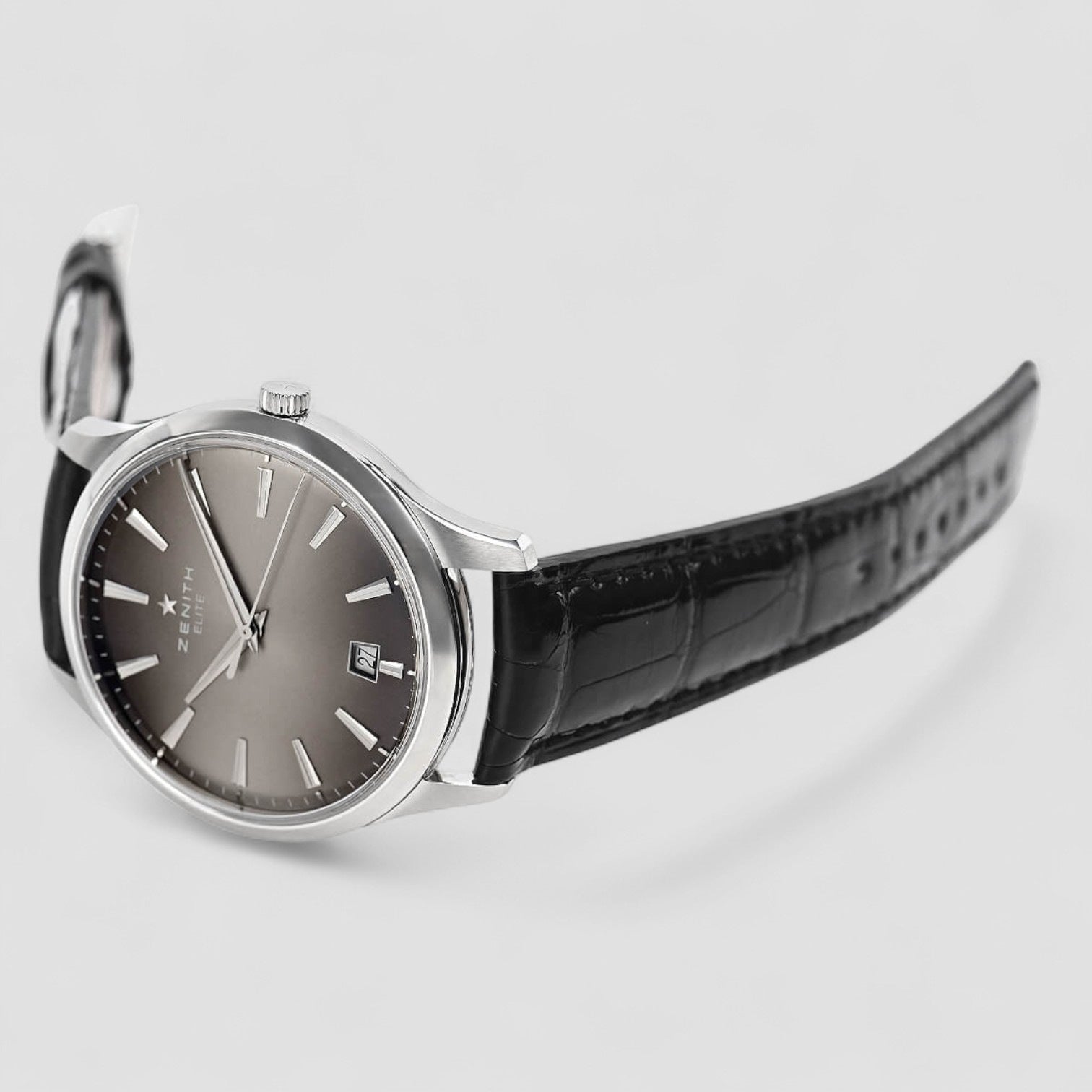 Elite Central Second Smoked Palladium Dial 40mm