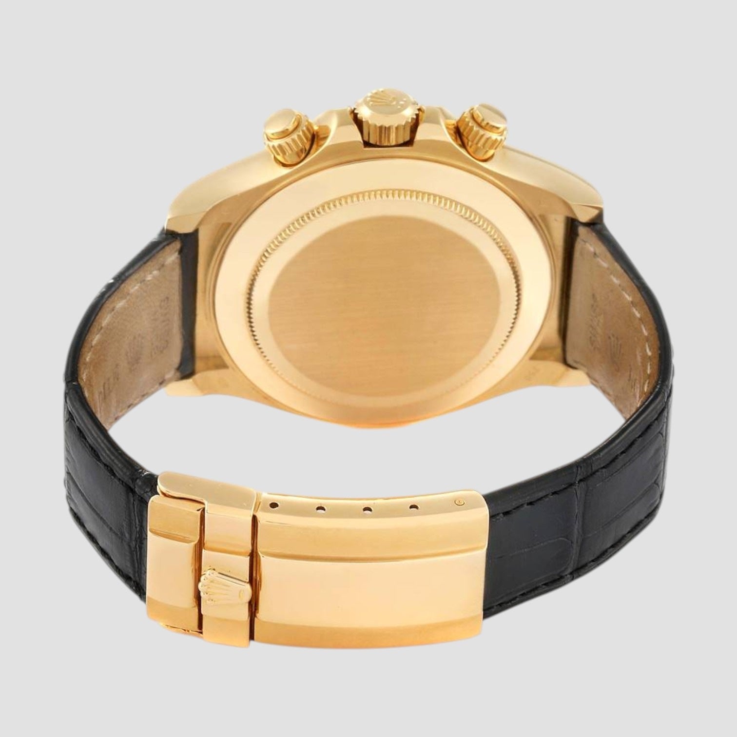 Rolex Daytona Yellow Gold Blue Dial Mens Watch 116518