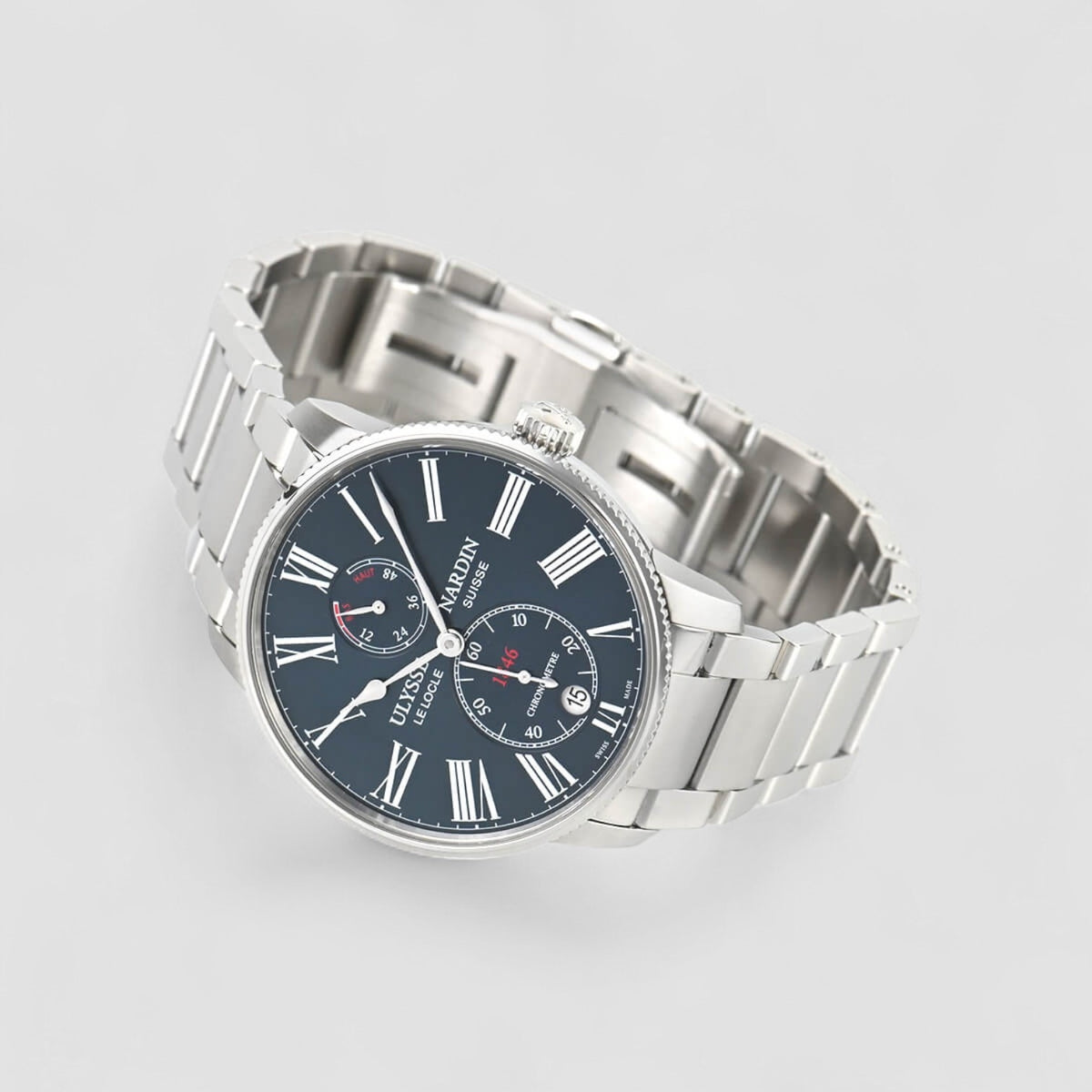 Marine Chronometer Torpilleur 42mm Mens Watch