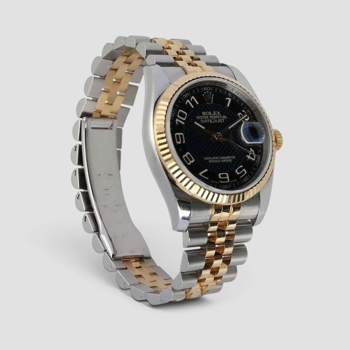 Datejust 36 Black Arabic Concentric Dial