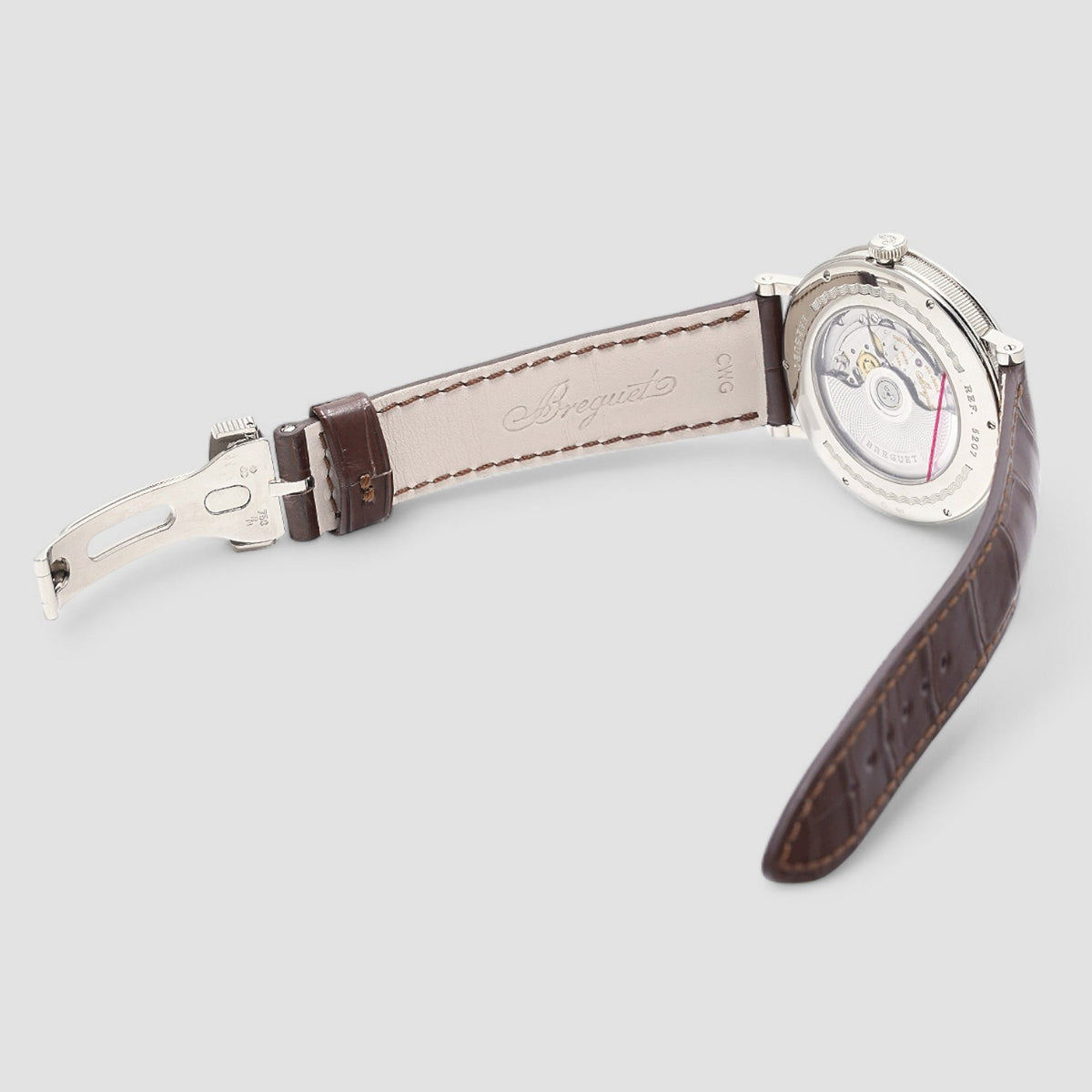 Classique Retrograde Seconds 18K White Gold / Deployant