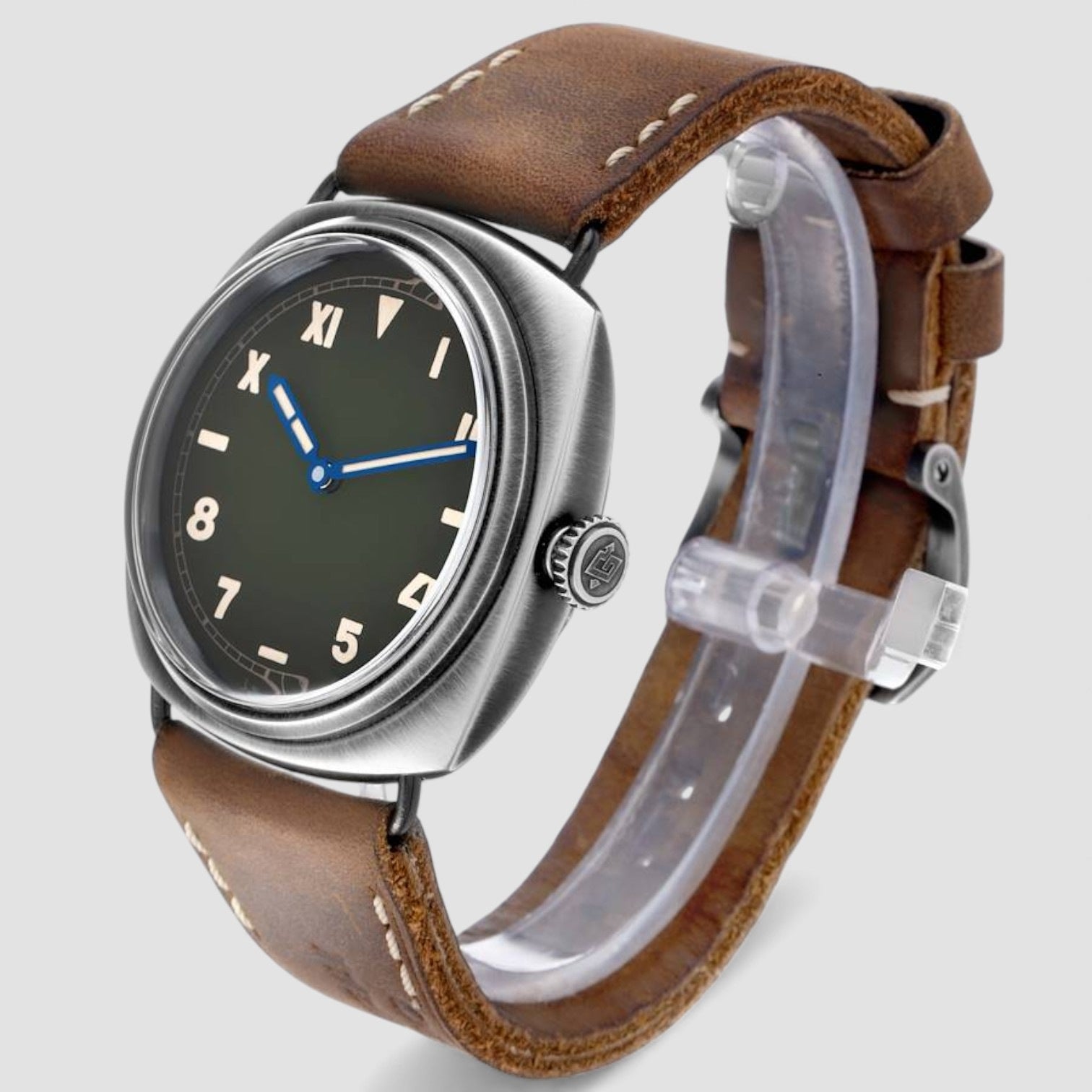 Radiomir California Green Dial Steel Mens Watch