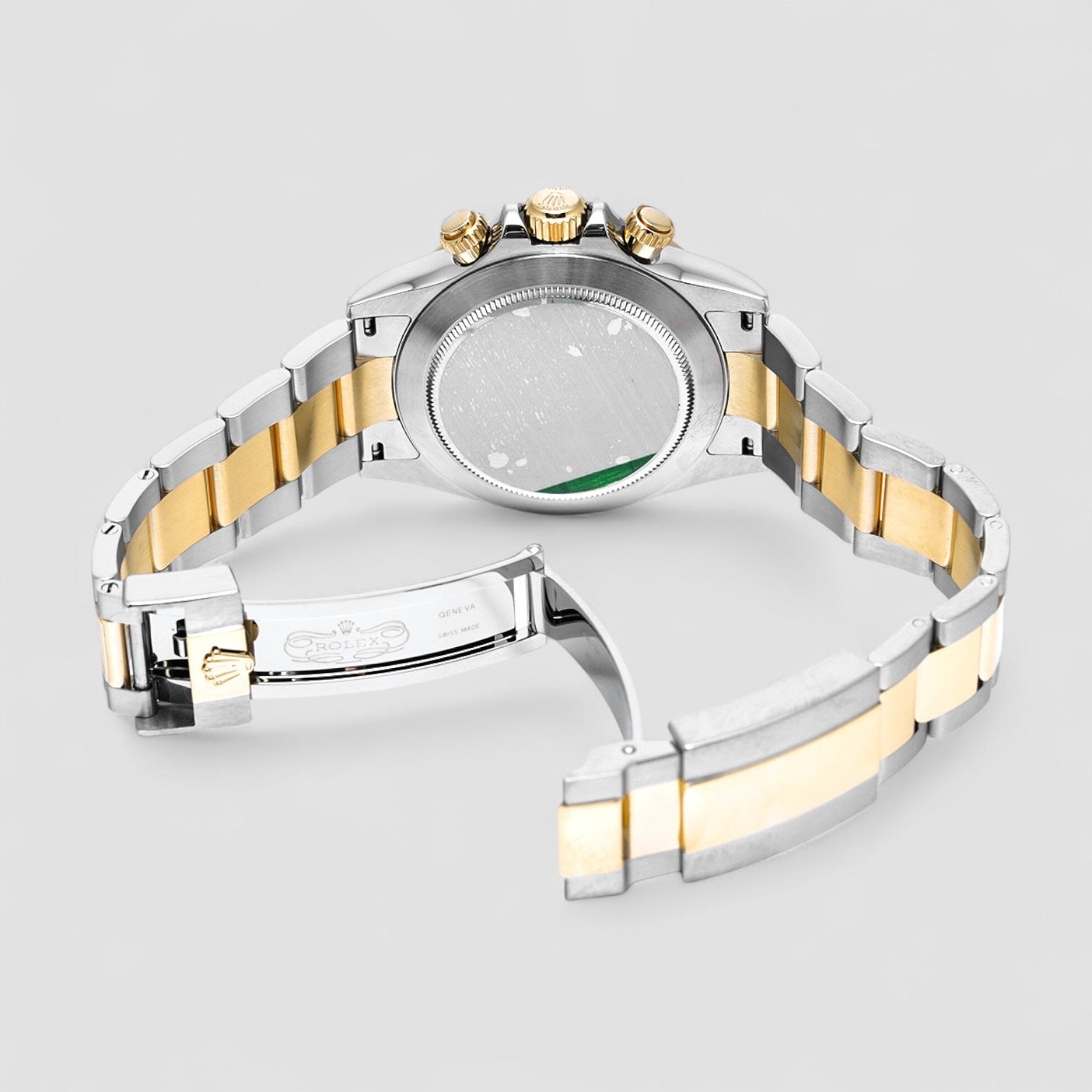 Daytona Stainless Steel & 18k Yellow Gold White Dial