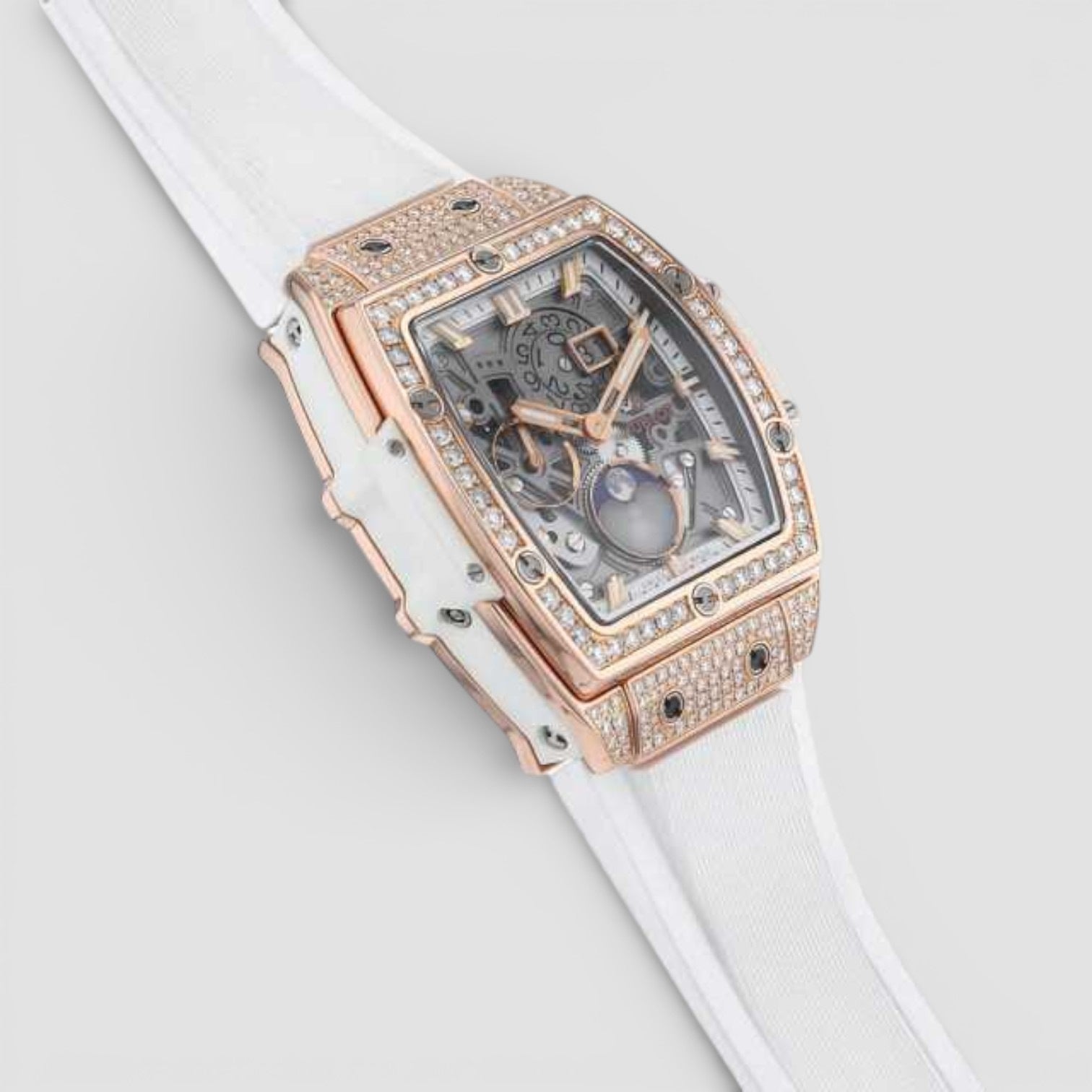 Spirit Of Big Bang King Gold White Pave