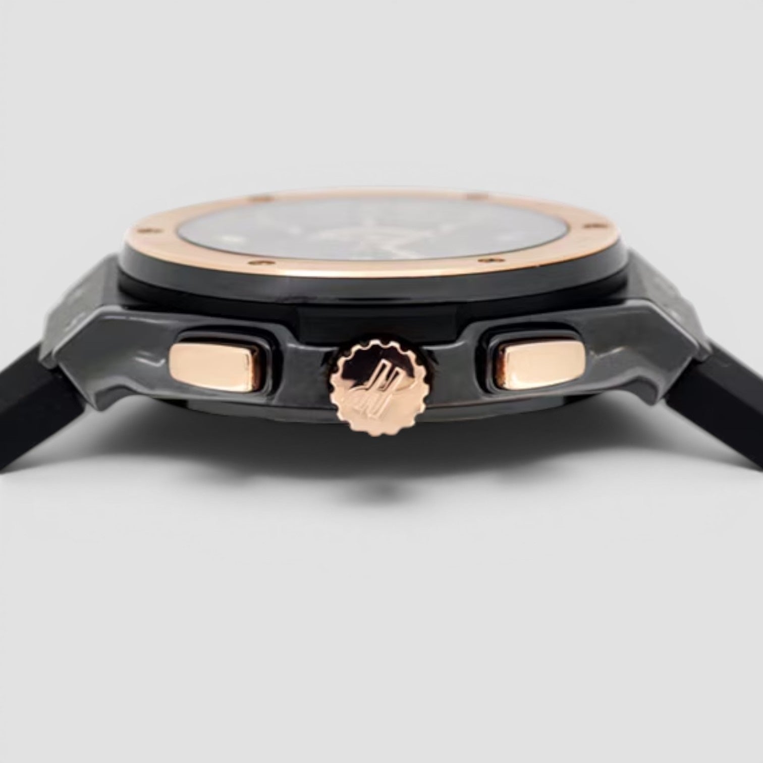 Classic Fusion Automatic Black Carbon Fiber Dial Black Rubber Men's Watch