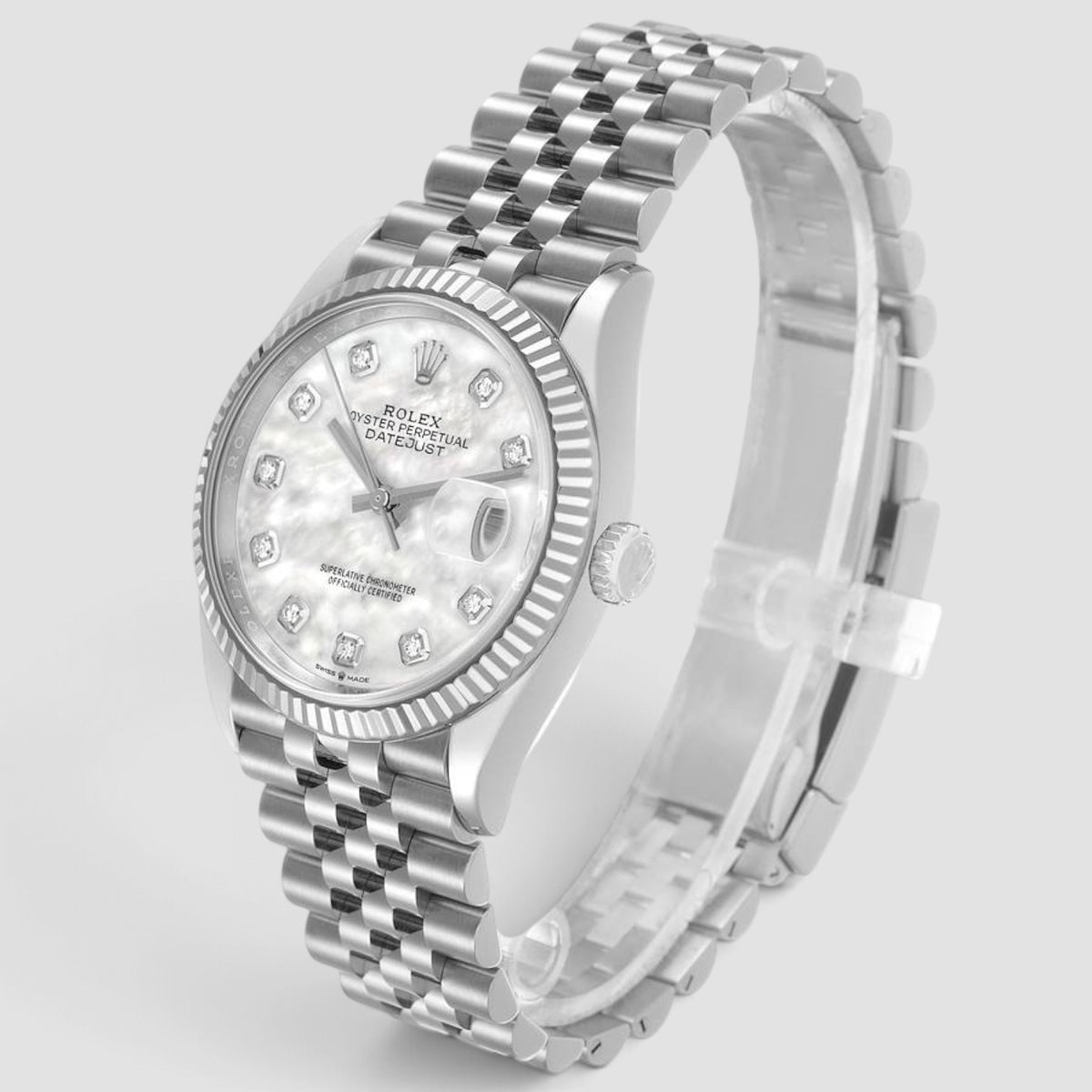 Datejust 36 Mother-of-Pearl Diamond Dial Jubilee