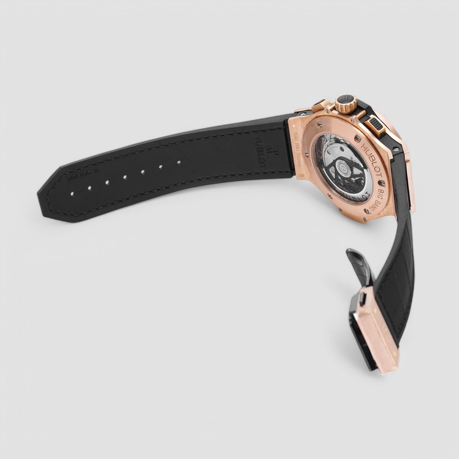 Big Bang Aero Bang Gold 44mm Black Rubber Men's Watch