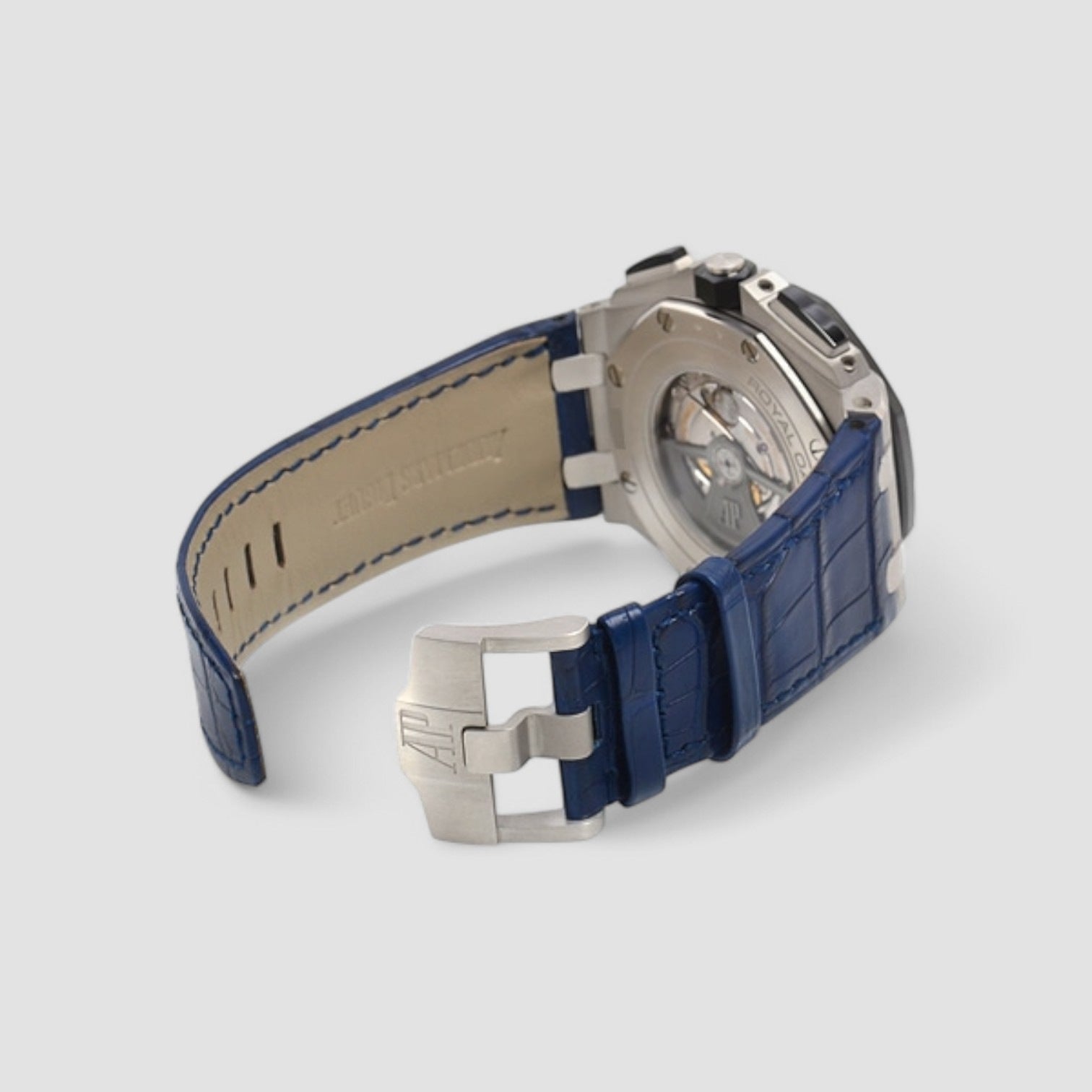 Royal Oak Offshore Blue Alligator Leather Men's Watch