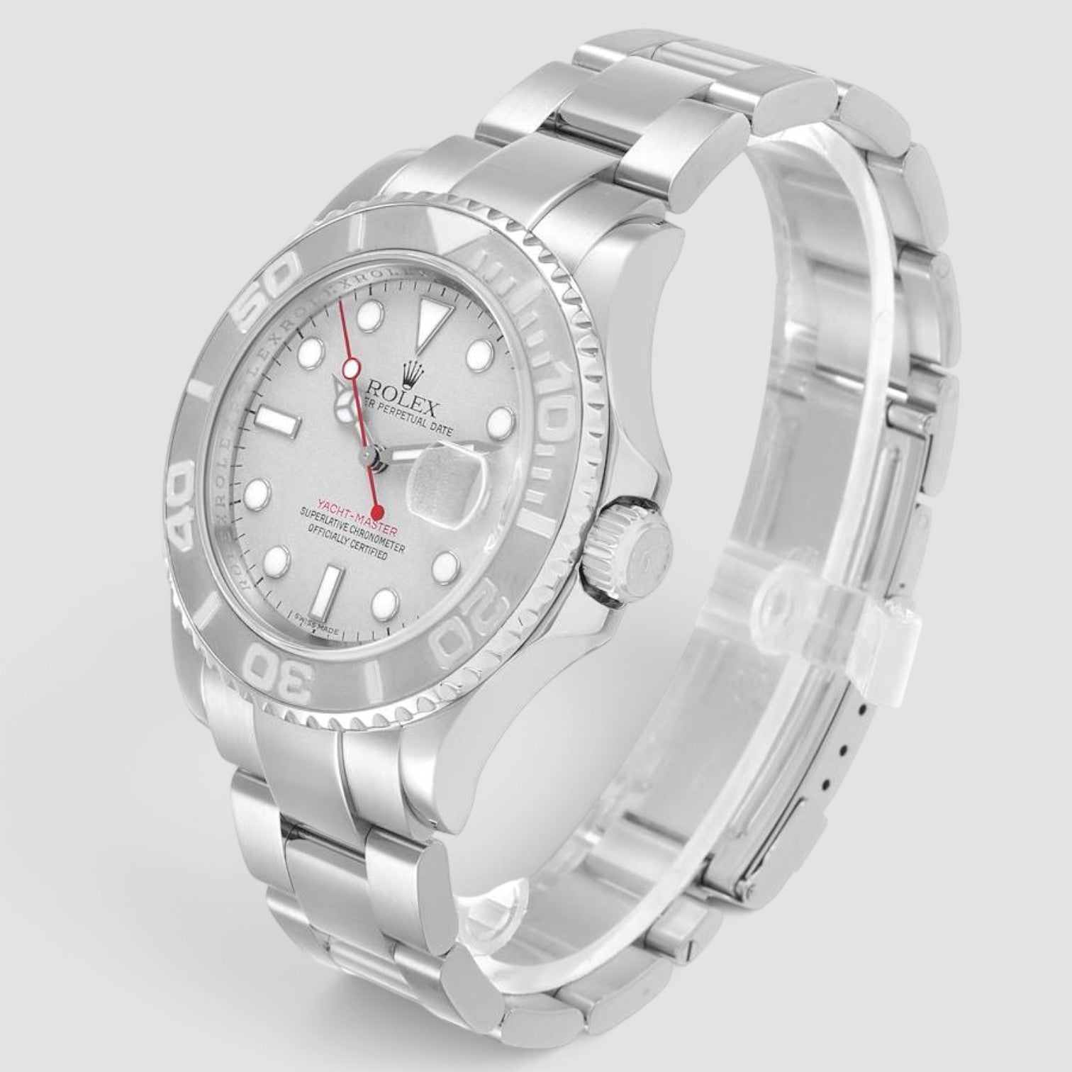 Yacht-Master 40mm Stainless Steel & Platinum Silver Dial