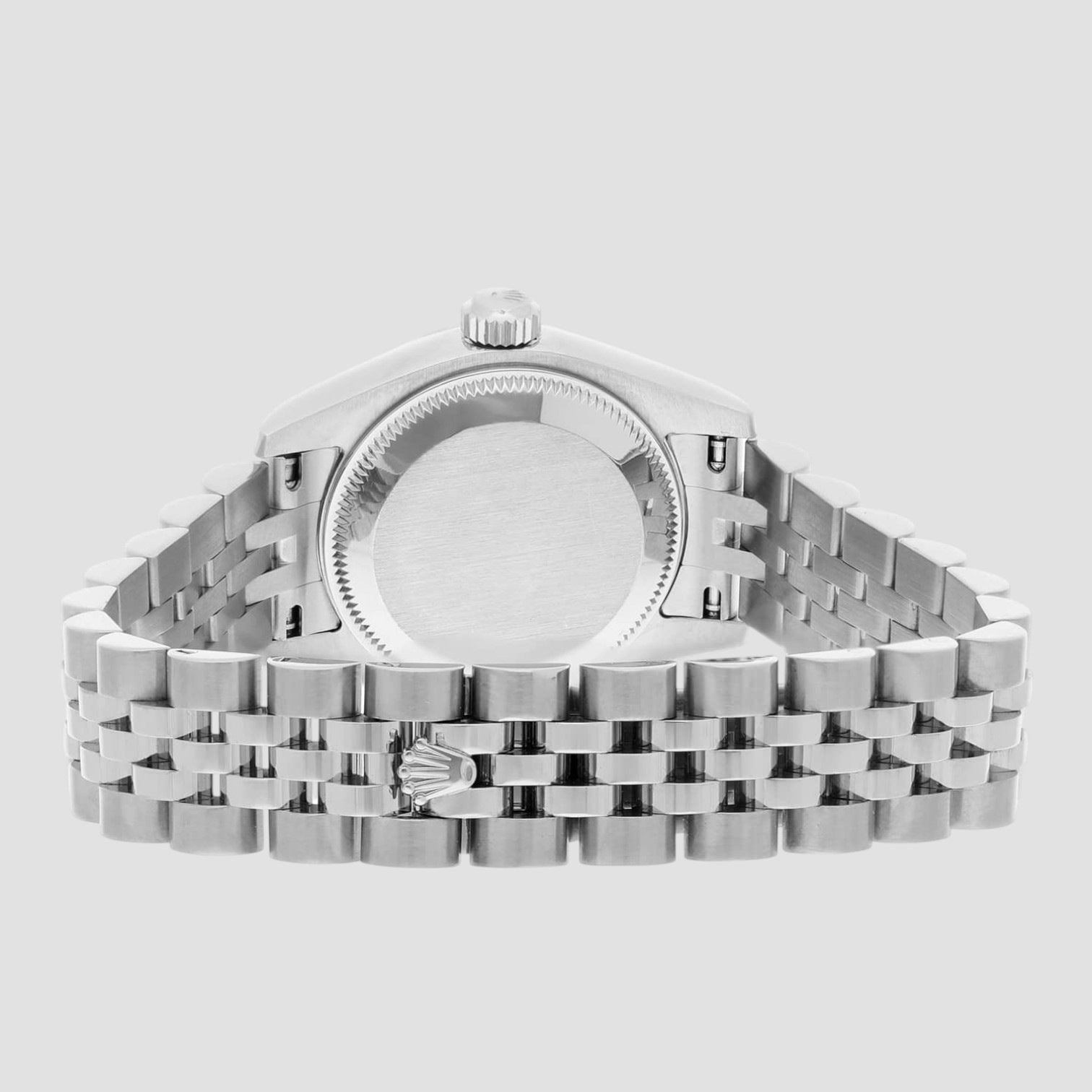 Lady-Datejust 26mm Steel & White Gold Watch Roman Dial