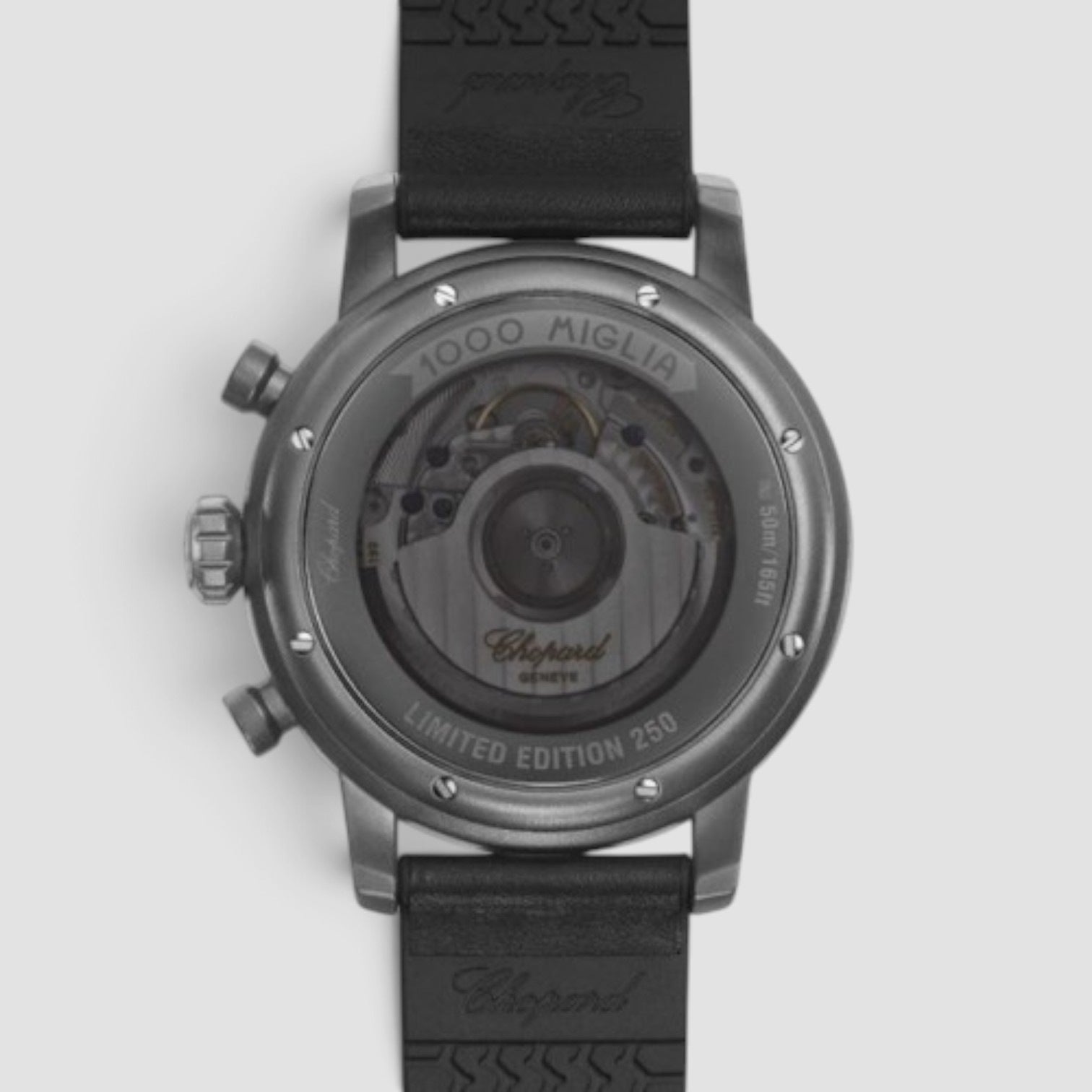 Mille Miglia Chronograph 42mm Gold/Steel Black Dial