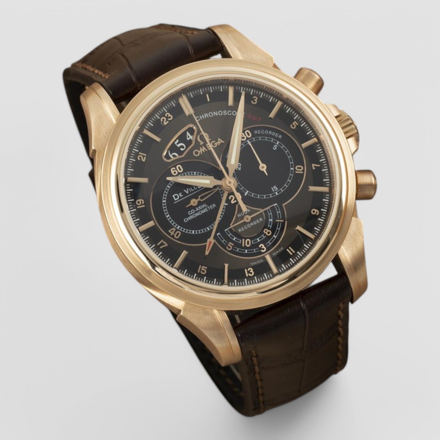 De Ville Chronograph 18 CT Red Gold Automatic Men's Watch