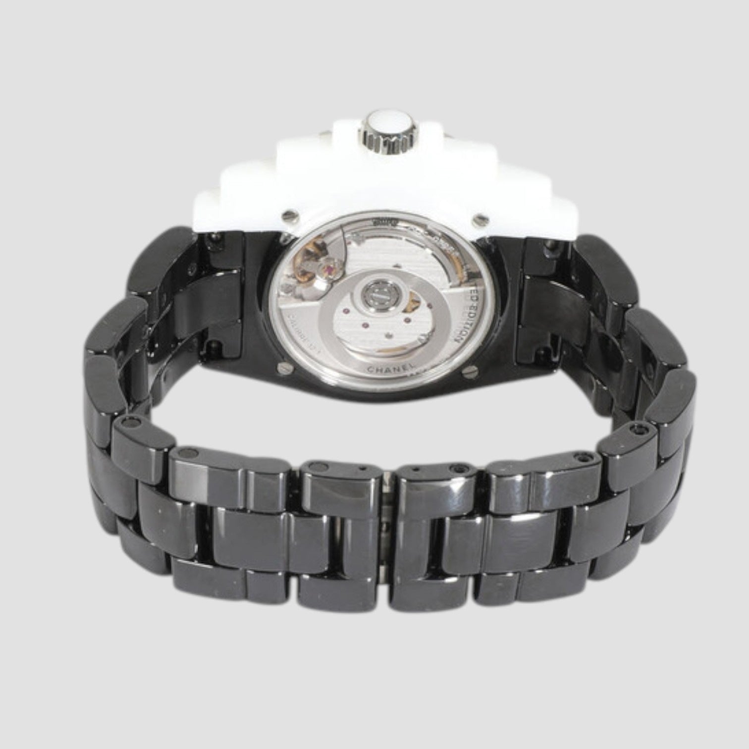 J-12 Automatic Chronometer Crystal Black Dial Unisex Watch