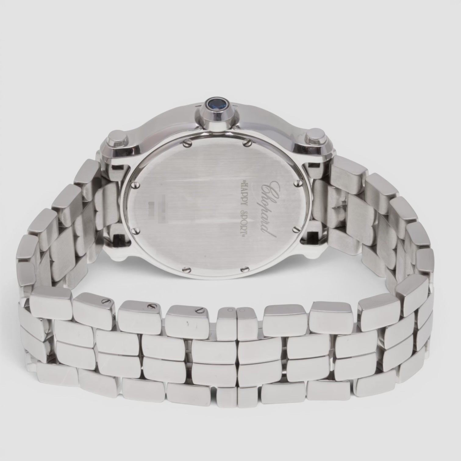 Happy Sport 36mm Steel White Dial Diamond