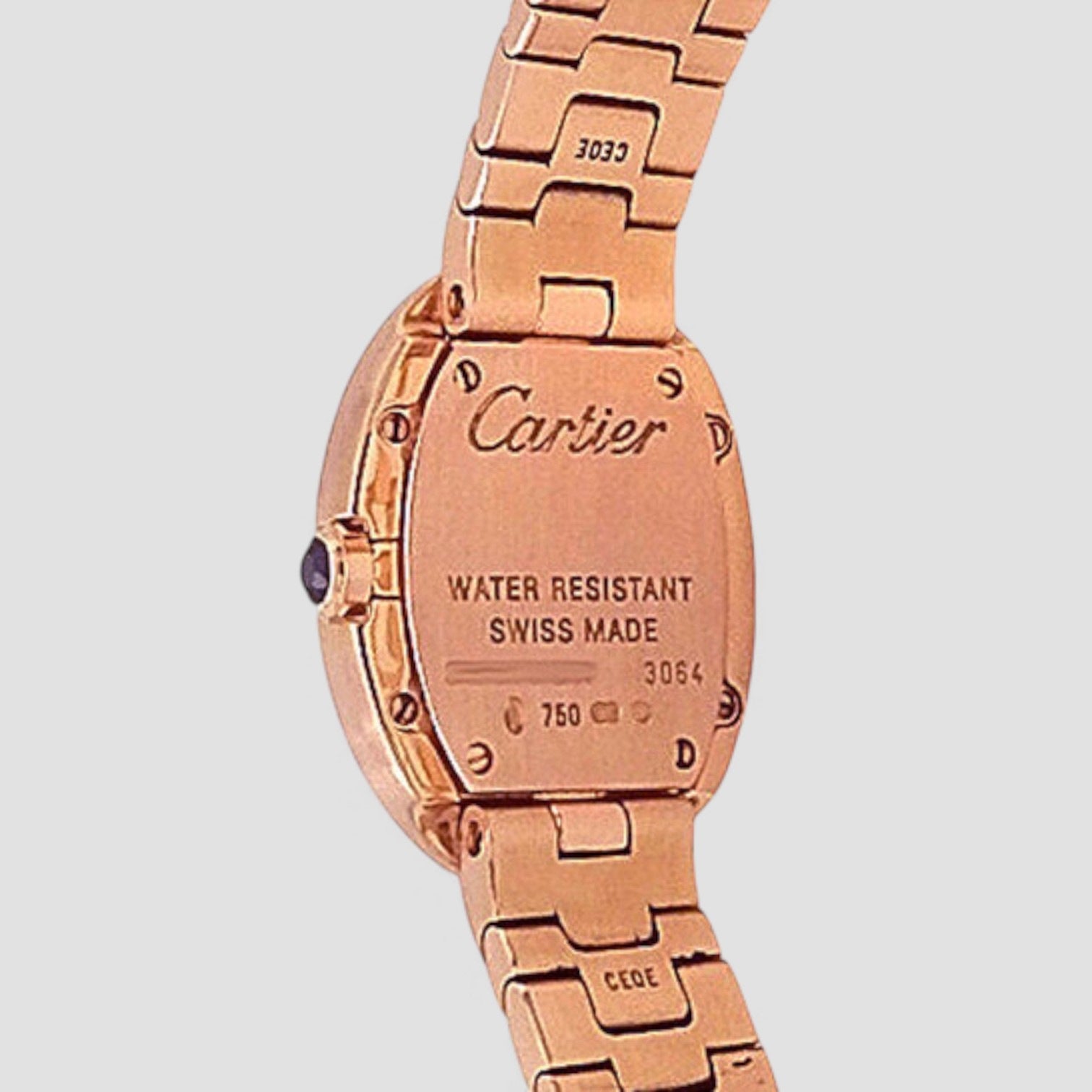 Baignoire Silver Dial Ladies Watch