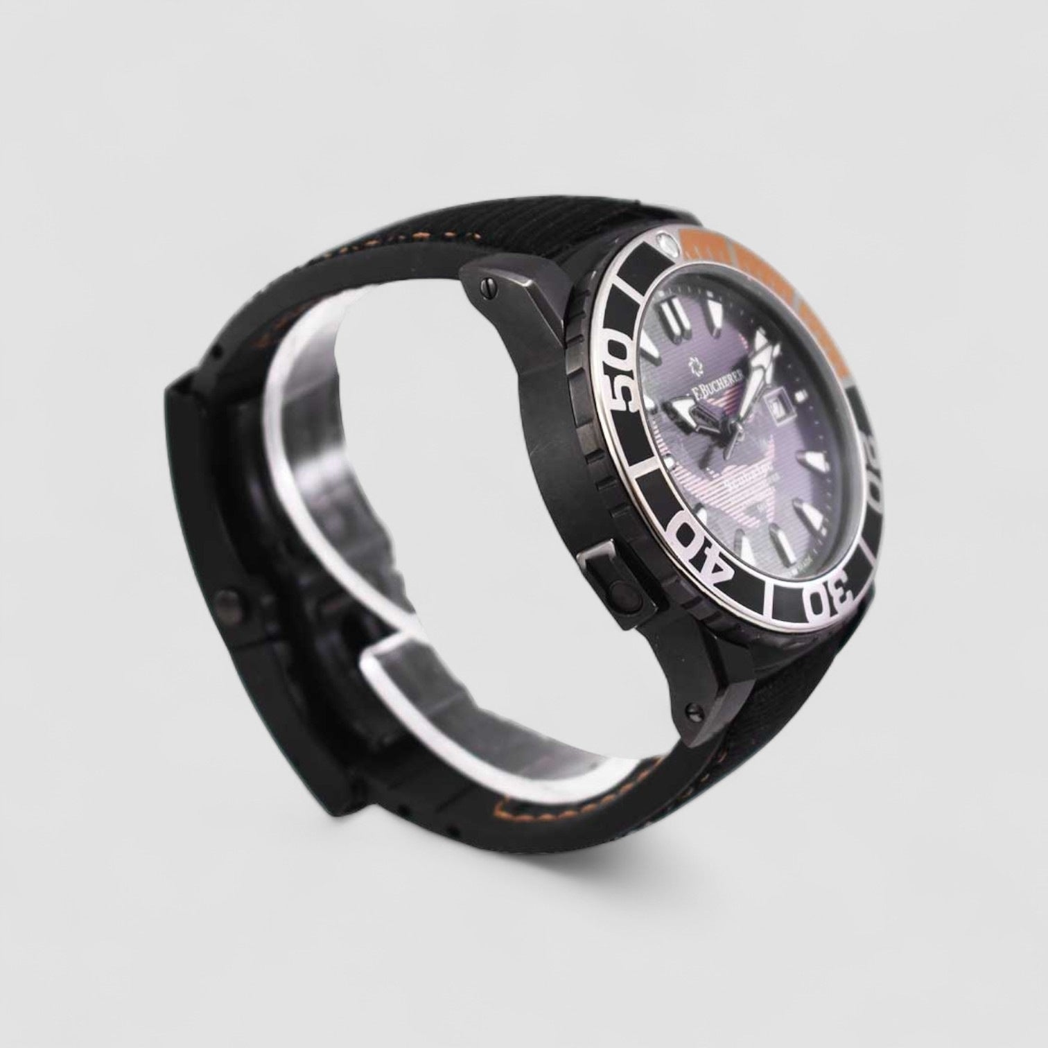 Patravi ScubaTec Automatic Chronometer Black Dial Men's Watch