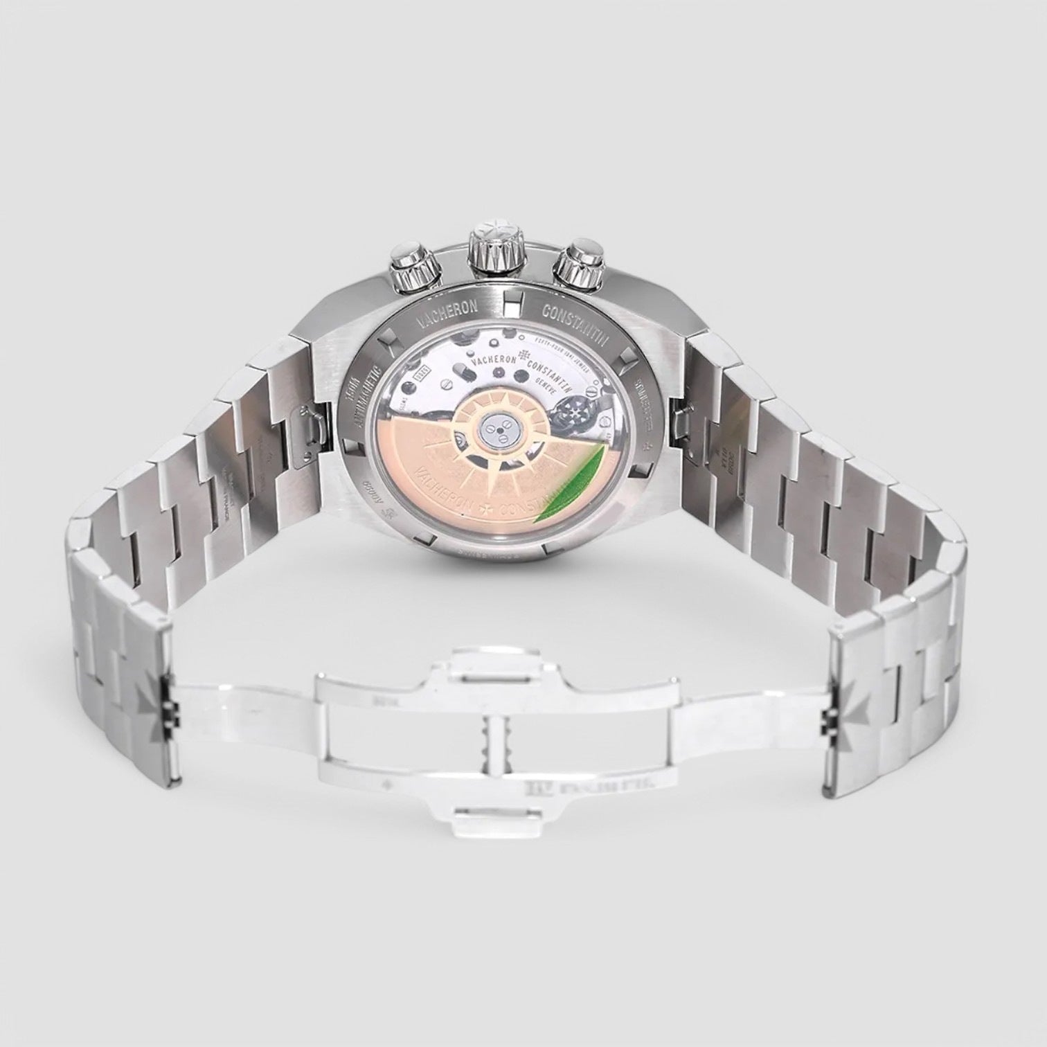 Overseas Chronograph Silver Panda Dial SS 2023