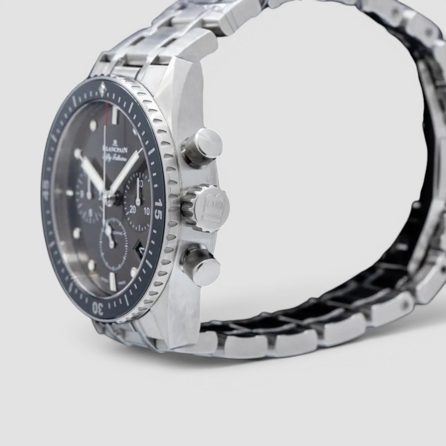 Fifty Fathoms Bathyscaphe Chronographe Flyback 43mm Steel Grey Dial