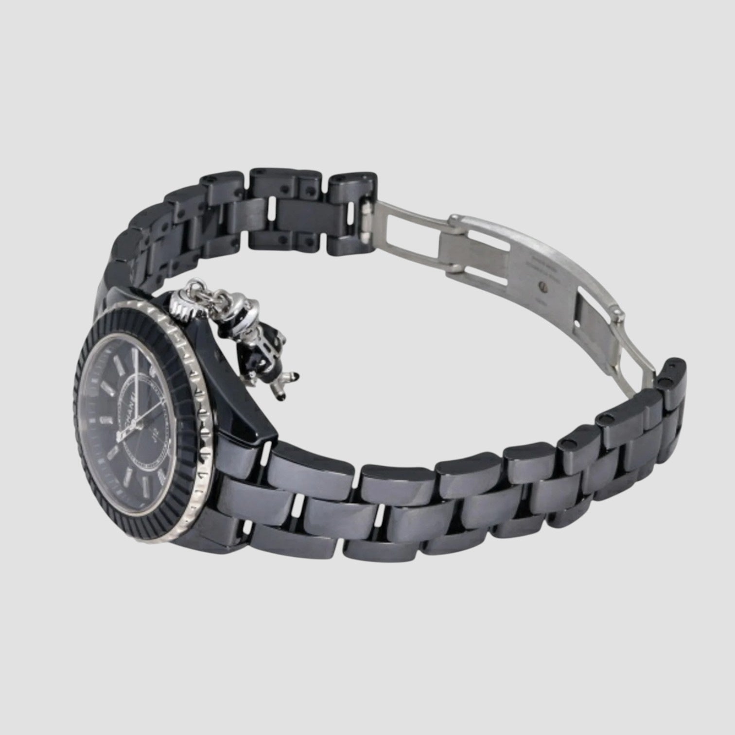 J12 Mademoiselle ACTE II Black Dial Ladies Watch