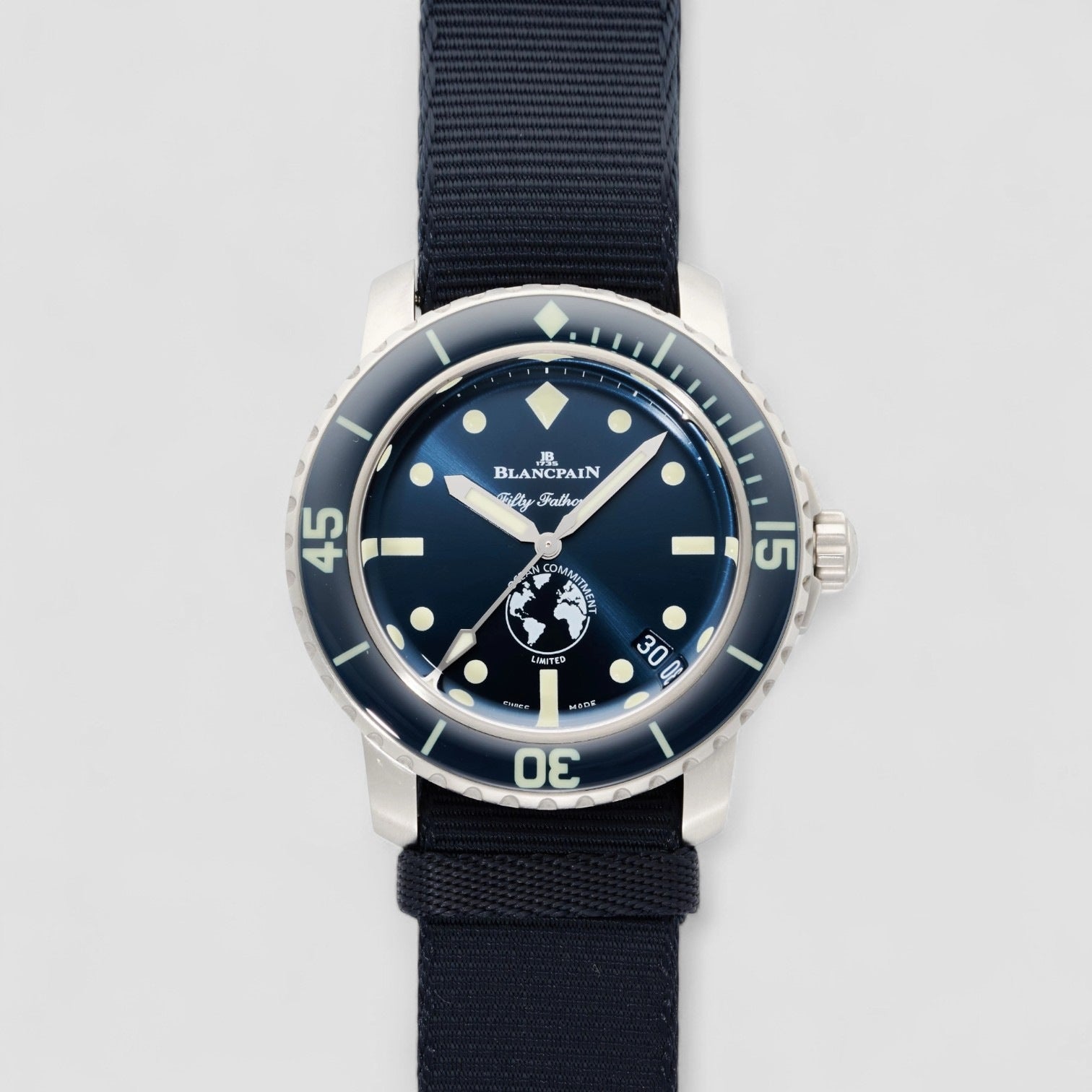 Fifty Fathoms Ocean Commitment III Limited Edition Blue Dial