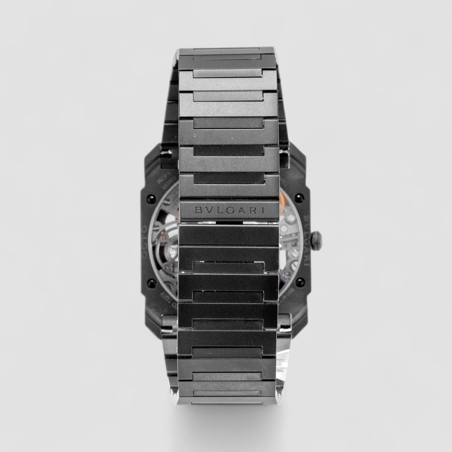 Octo Finissimo 40MM Titanium Black Ceramic Skeleton Watch