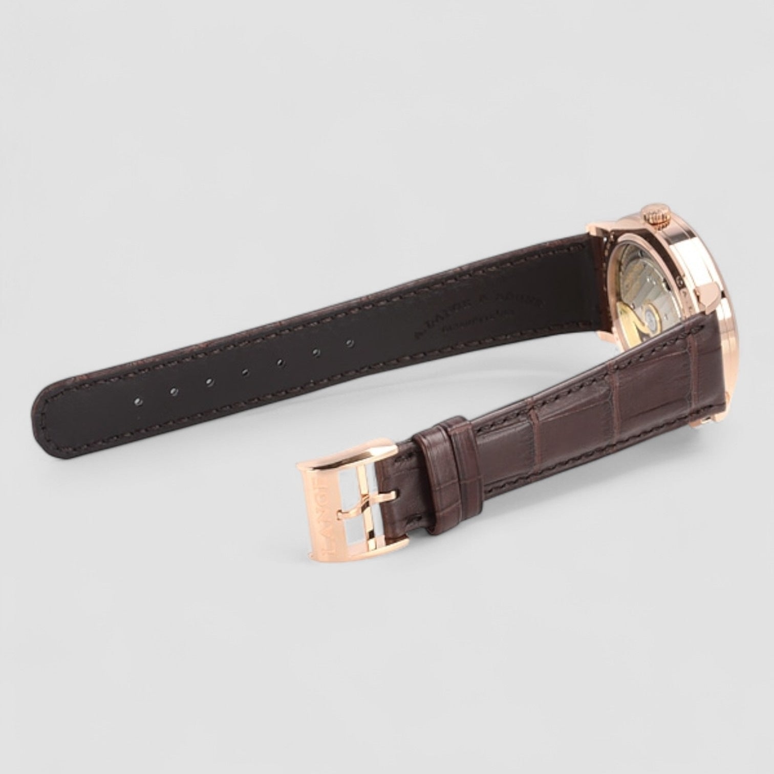 Saxonia Dual Time 18K Rose Gold