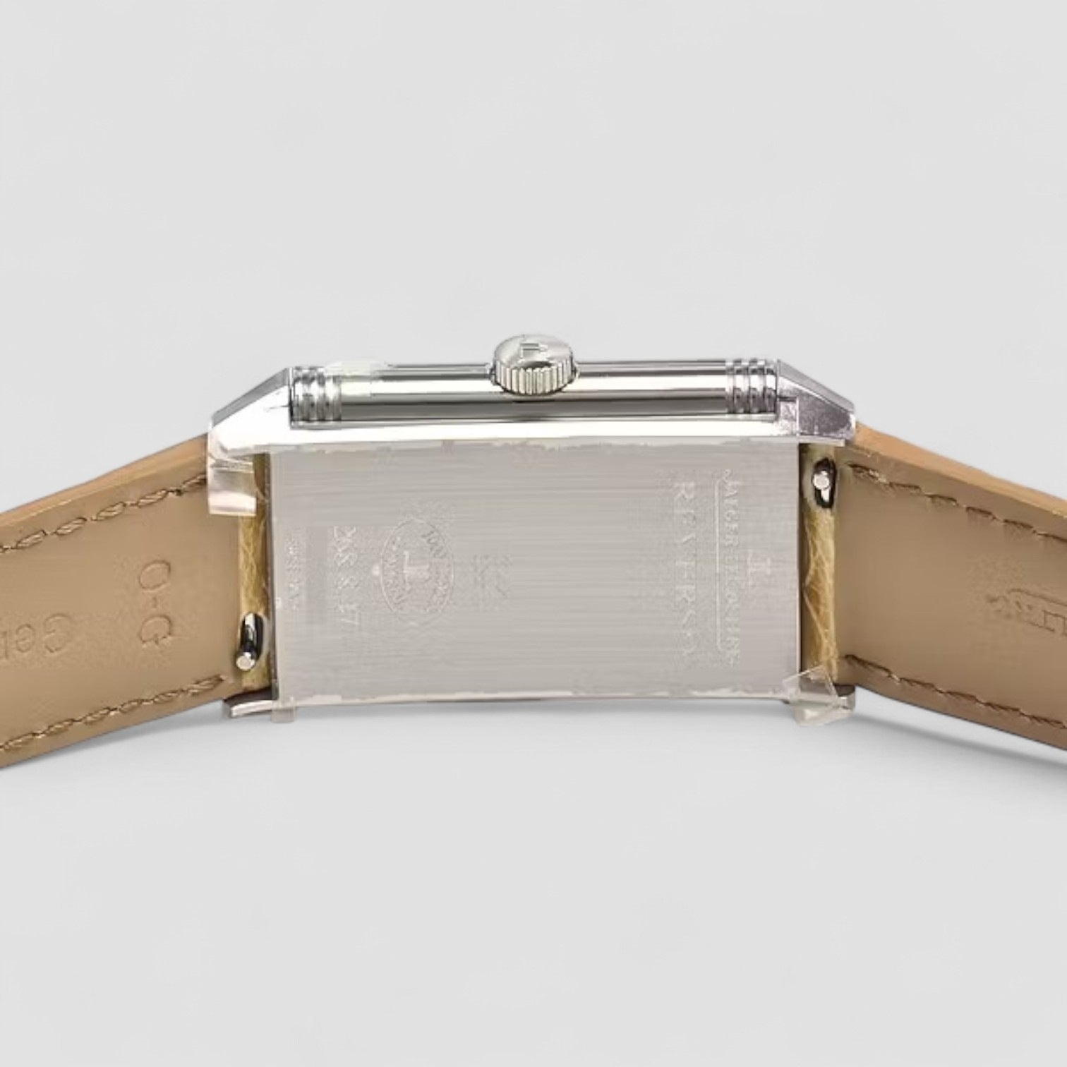 Reverso Classique Brown Leather Ladies Watch