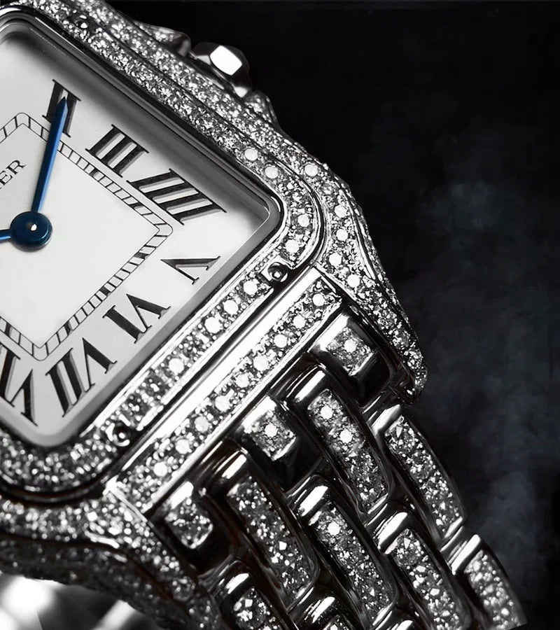 Panthere Steel Custom Diamond-Set Iced Out
