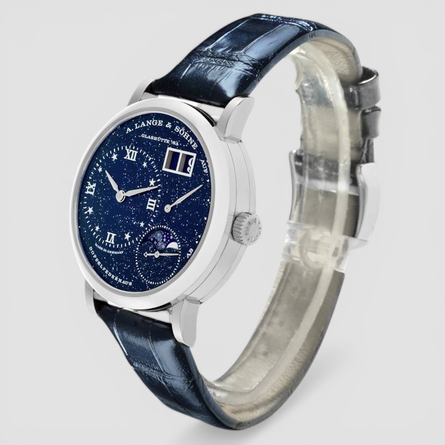 Little Lange 1 Moon Phase Gold Flux