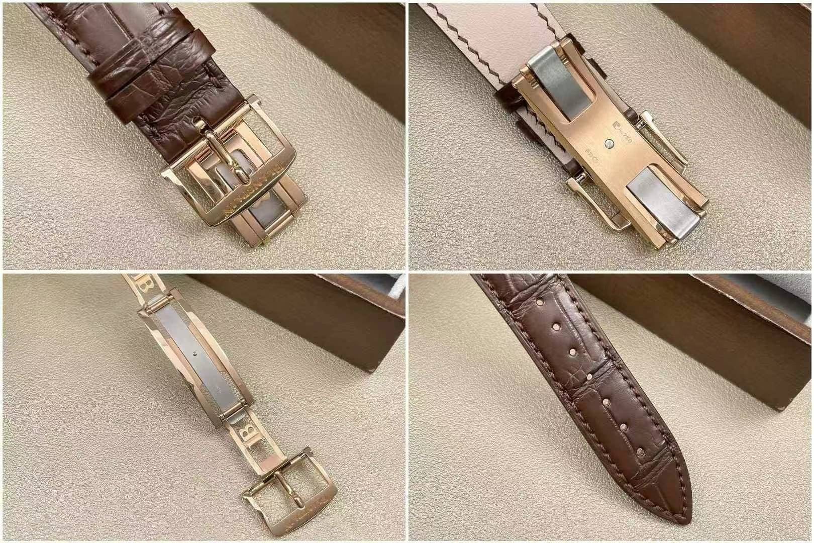 Villeret Quantième Complete Calendar 8 Days Rose Gold