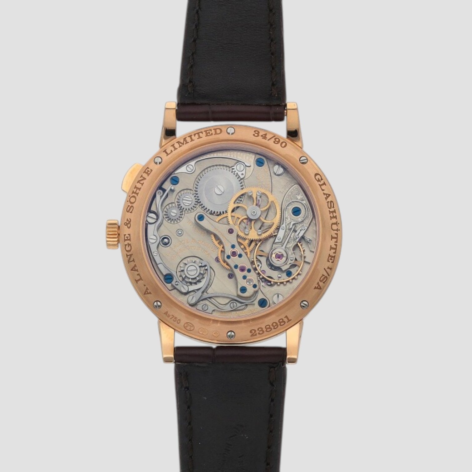 1815 Homage to Walter Lange "Jumping Seconds" 18K Rose Gold