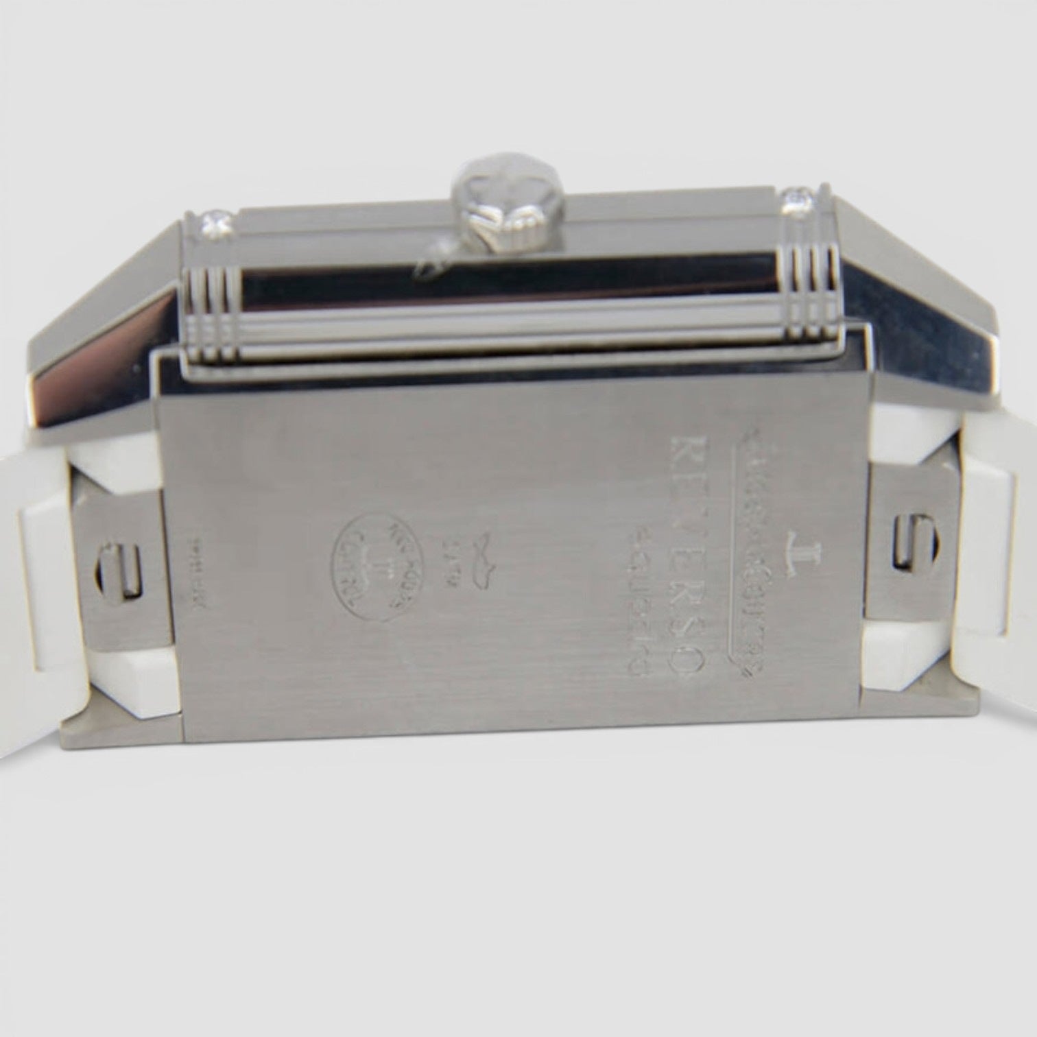 Reverso Squadra Classique White Dial Diamond